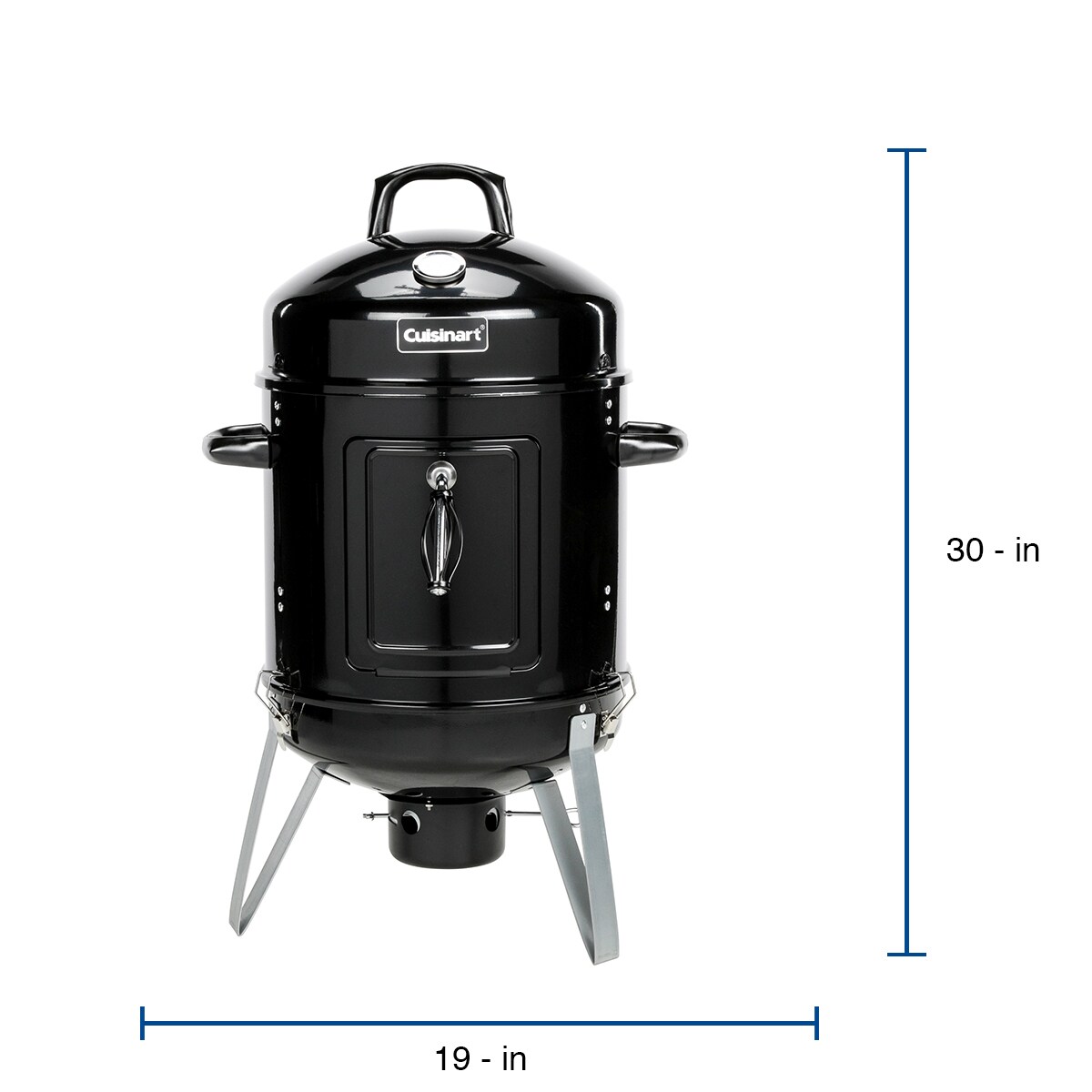 Cuisinart 16 vertical charcoal smoker best sale