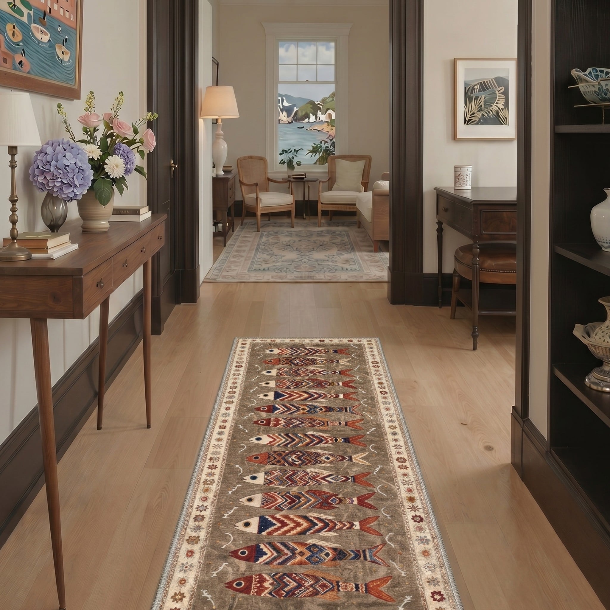 BAVNI ARB3254-OCHREB-2.5X8 rugs - View #3