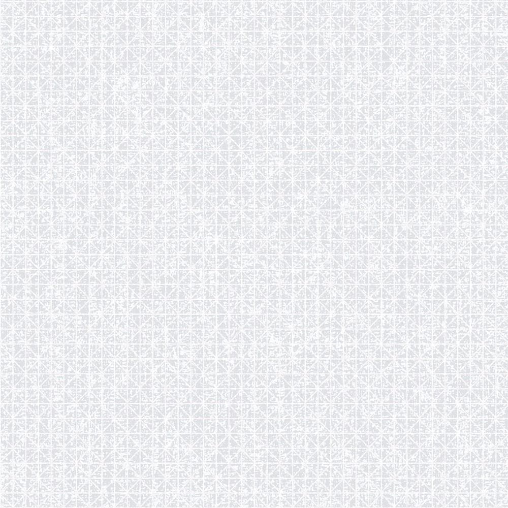 Graham & Brown 104120 Empress 56-Sq. Feet Silver Vinyl Textured Solid Unpasted Wallpaper