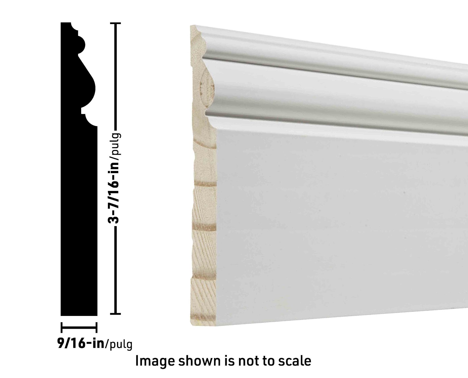 RELIABILT L043203216 Baseboard-Moulding - View #2