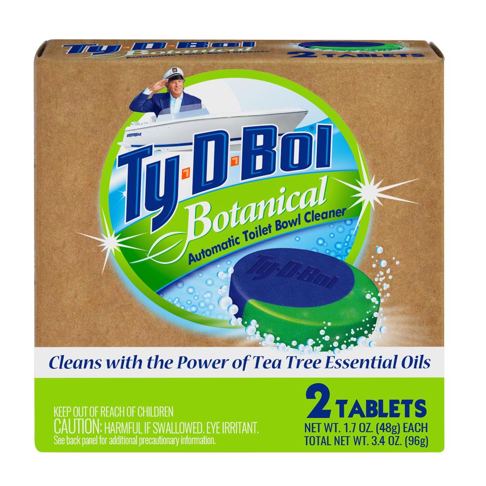 Ty-D-Bol Eco-Friendly In Tank Blue Liquid Toilet Bowl Cleaner - 12 fl oz,  Automatic Cleaning, Deodorizing, Prevents Limescale & Rust Stains in the Toilet  Bowl Cleaners department at