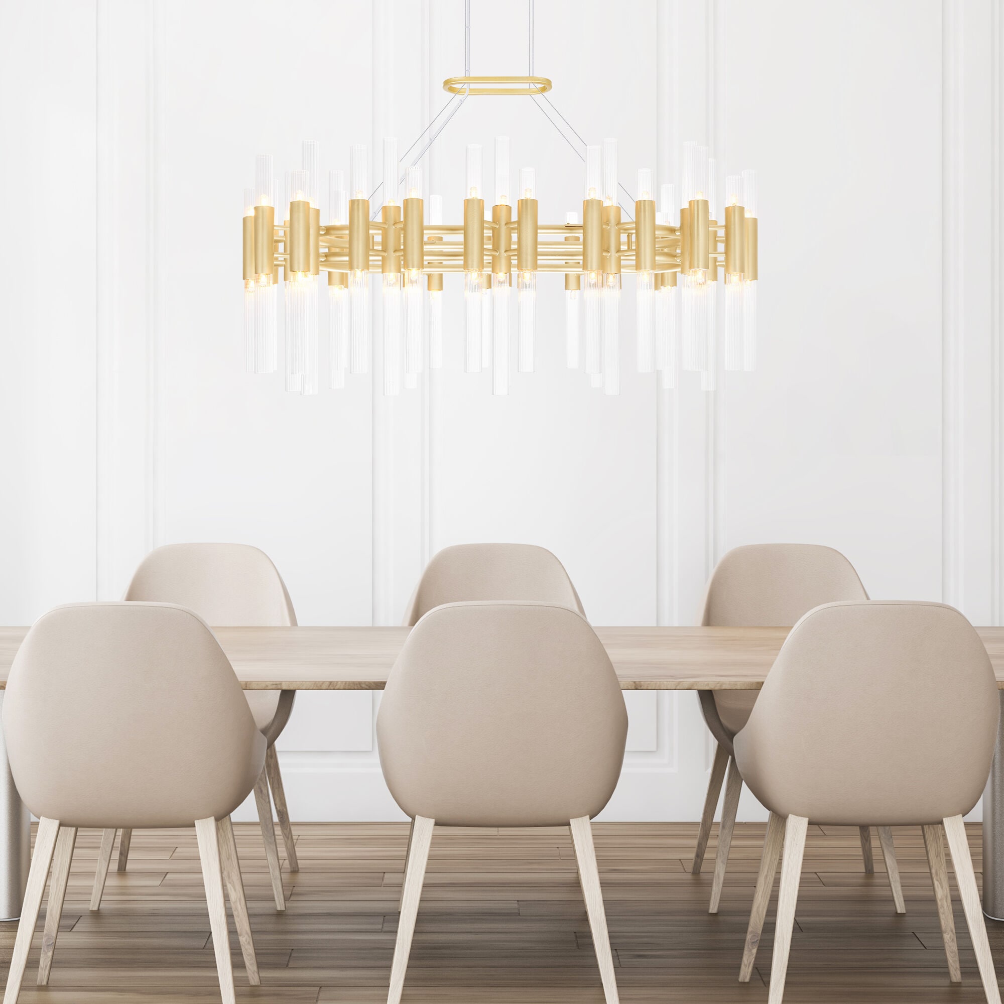 CWI Lighting 1120P39-72-602 Orgue 72 -Light Multiple finishes Gold Modern/contemporary For Use in Bathrooms, Bedrooms, Dining Rooms, Foyers, Kitchens, Living Rooms Chandelier