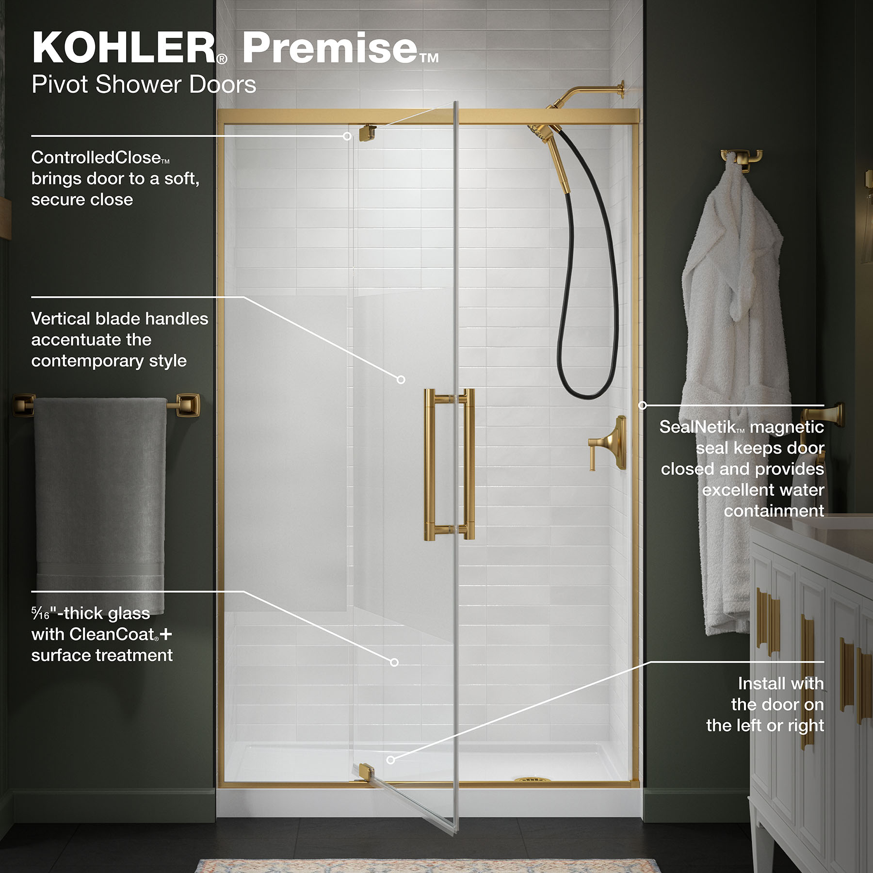 KOHLER 702478-8G81-2MB Shower-Doors - View #6