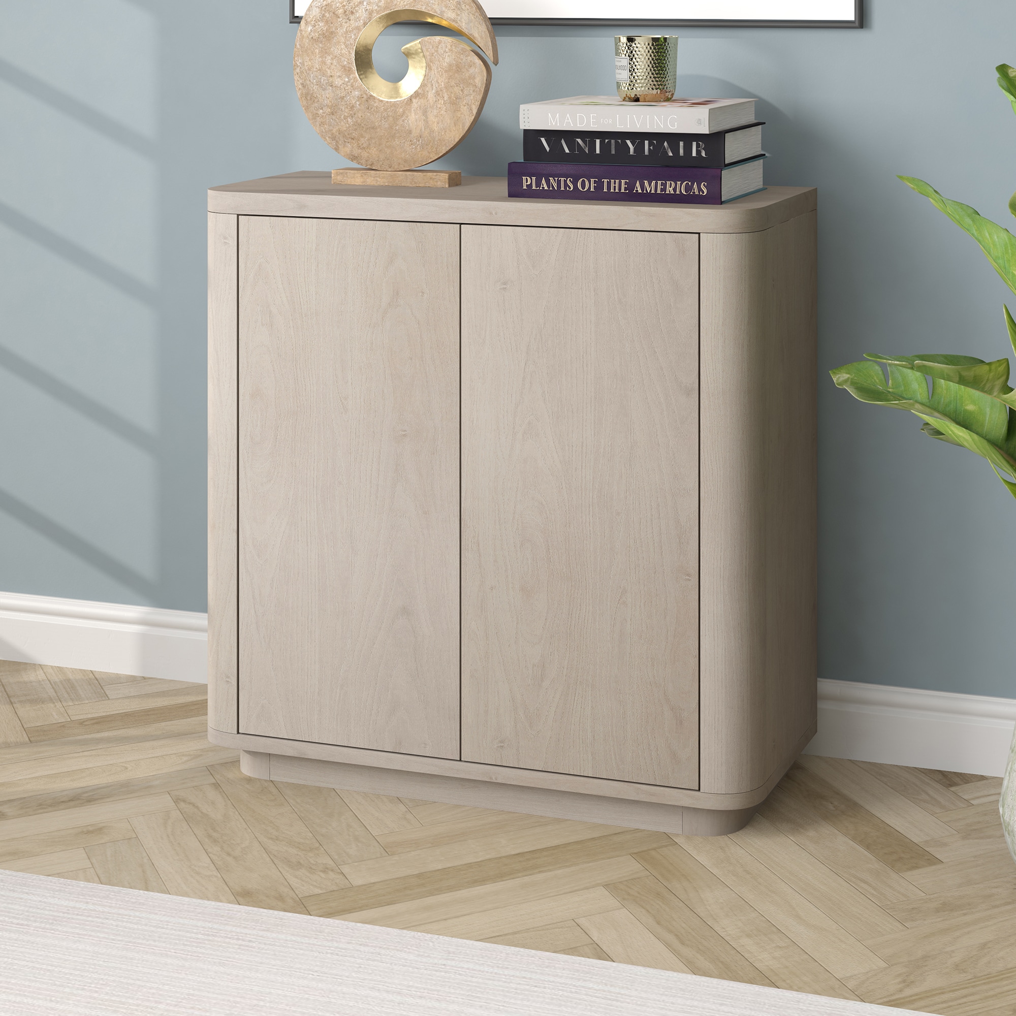 Hailey Home AC2223 31.5-in W Alder White Accent Cabinet