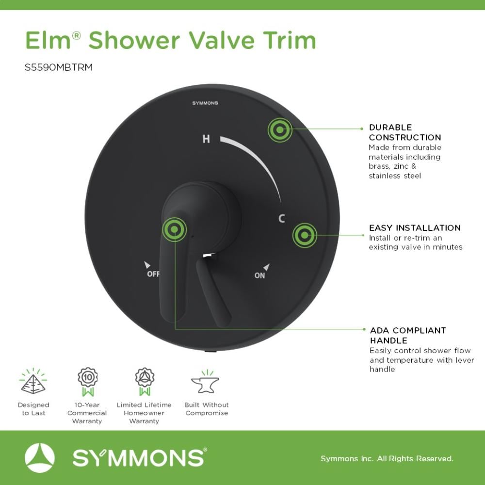 Symmons S5590MBTRM Shower-Handles - View #3