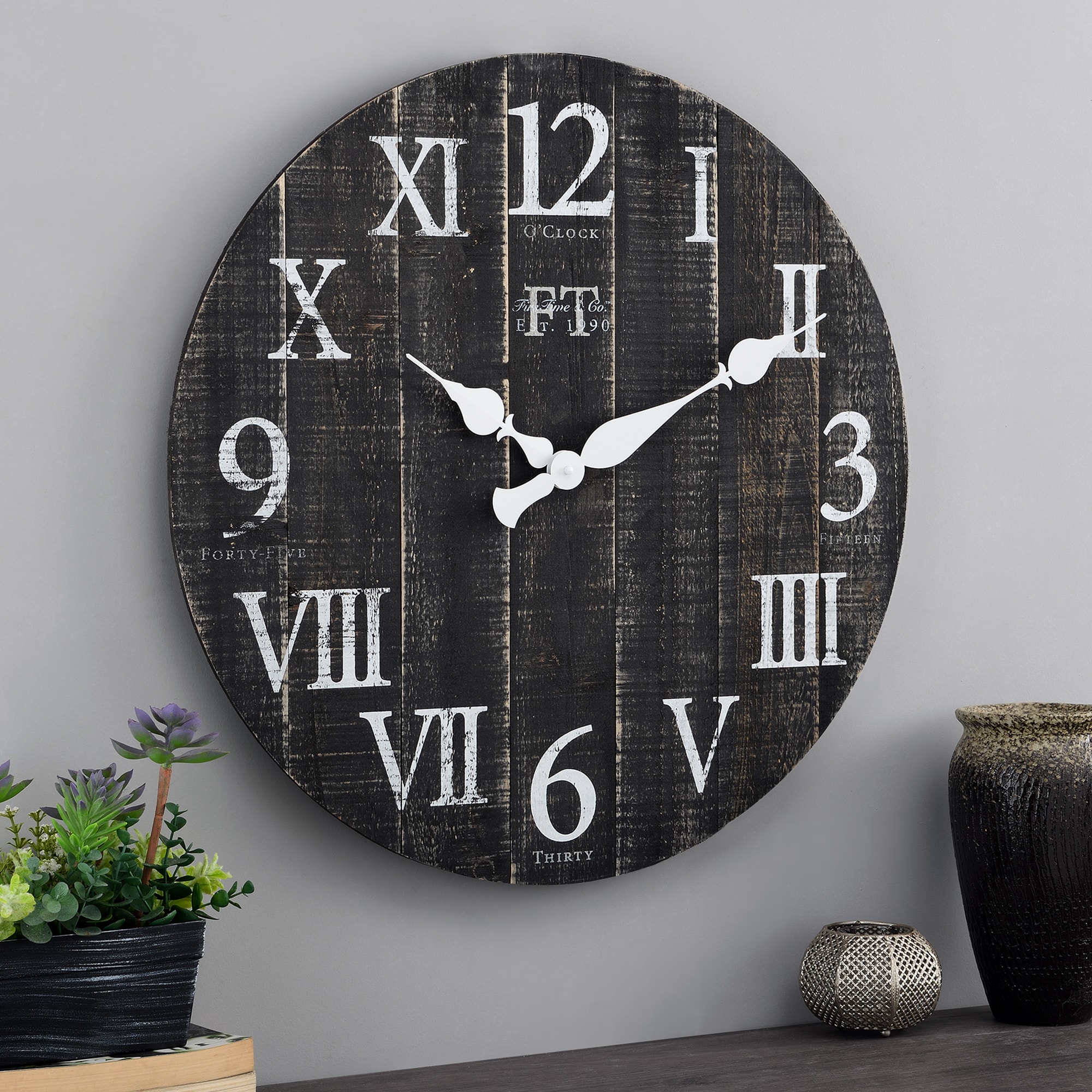 FirsTime 31216 Indoor-Outdoor-Clocks - View #2