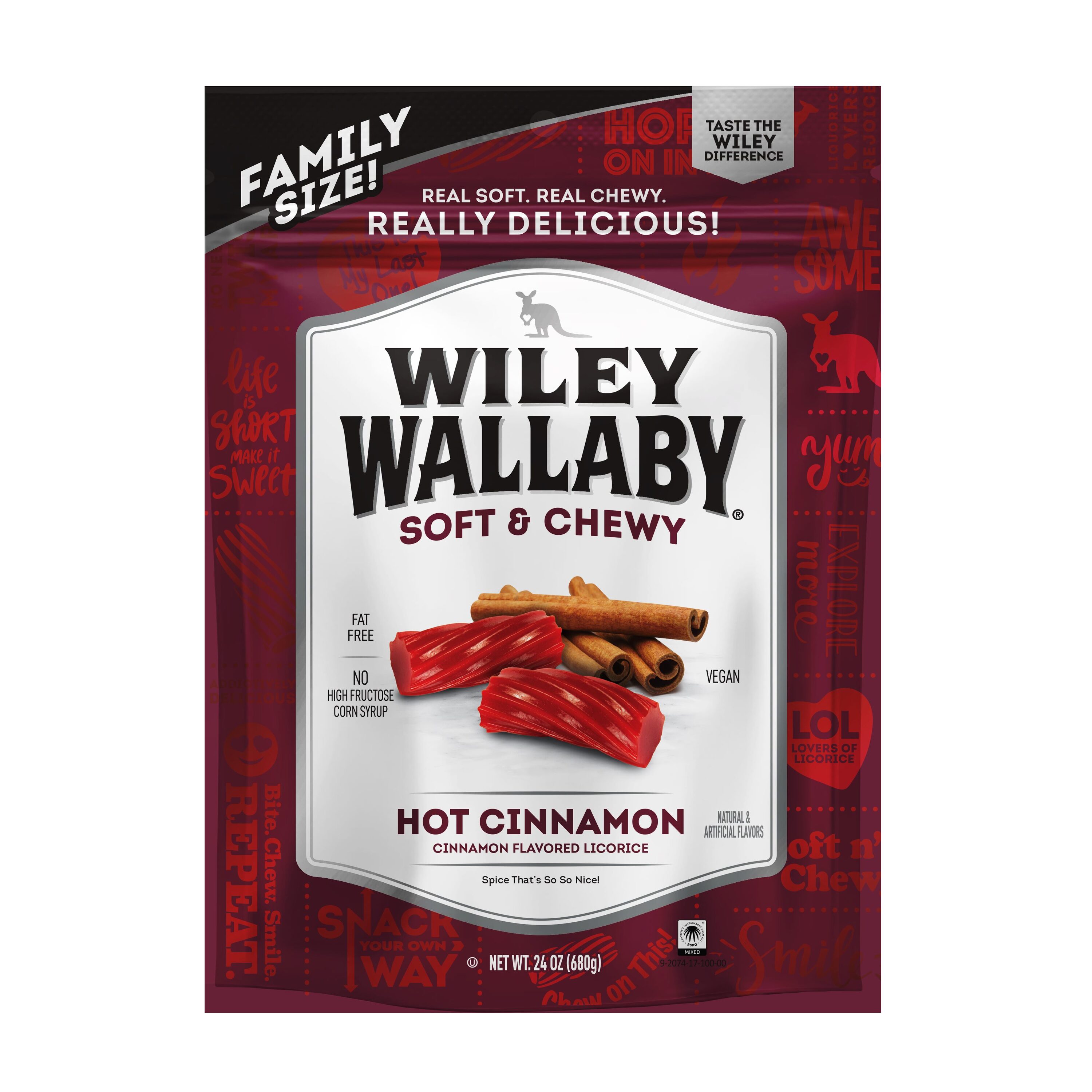 Wiley Wallaby KEC21378CMP3 24-oz. Gummi snacks