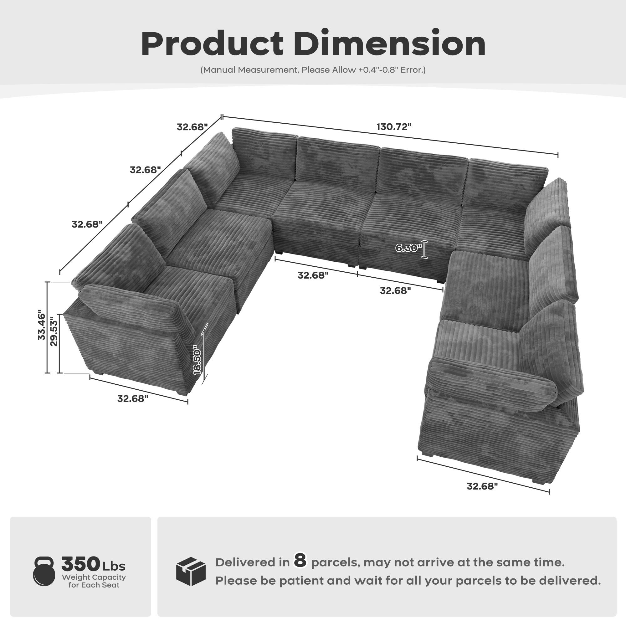 Ovios OYOYO910-G Sofas-Loveseats - View #6
