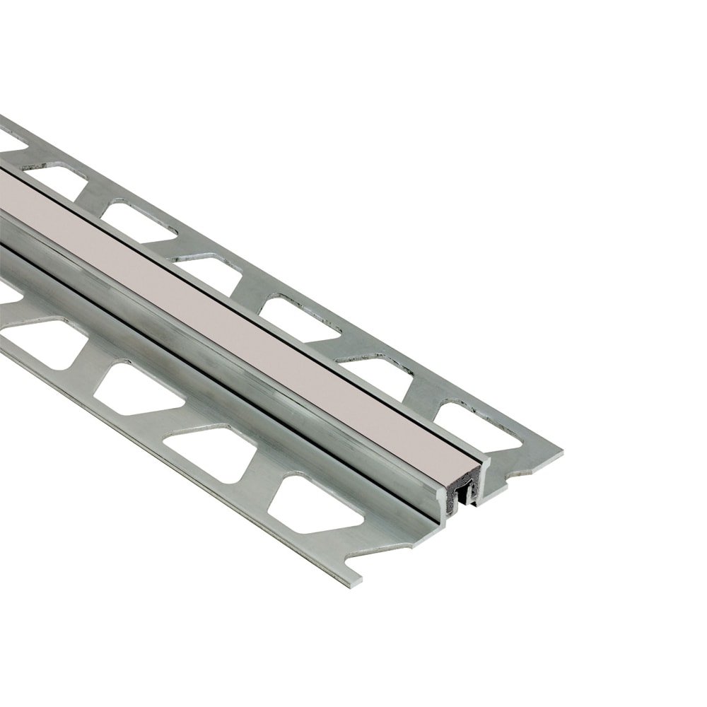 Schluter Systems AKSN110SG Dilex-KSN 0.438-in W x 98.5-in L Stone grey Aluminum Tile Edge Trim