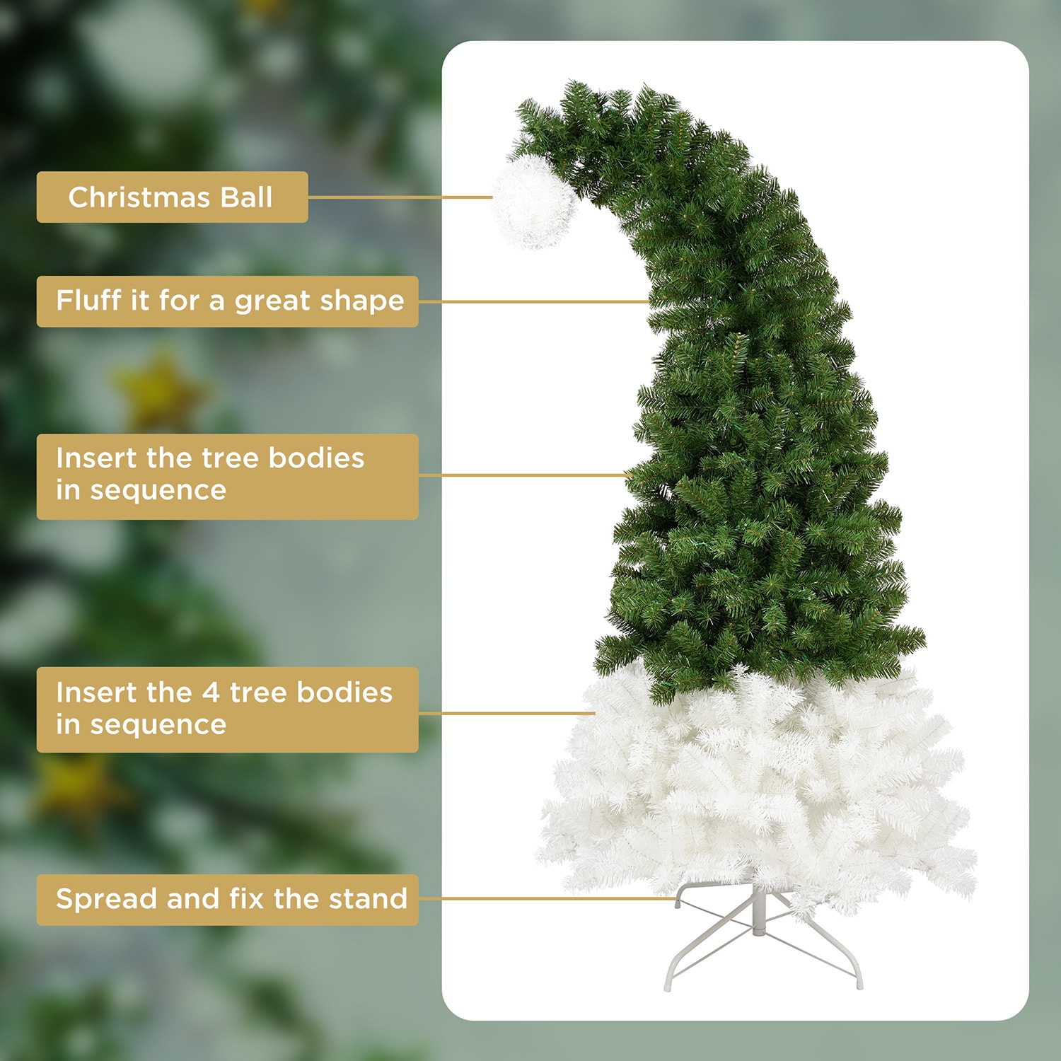 Bybafun YA7200002 Artificial-Christmas-Trees - View #16