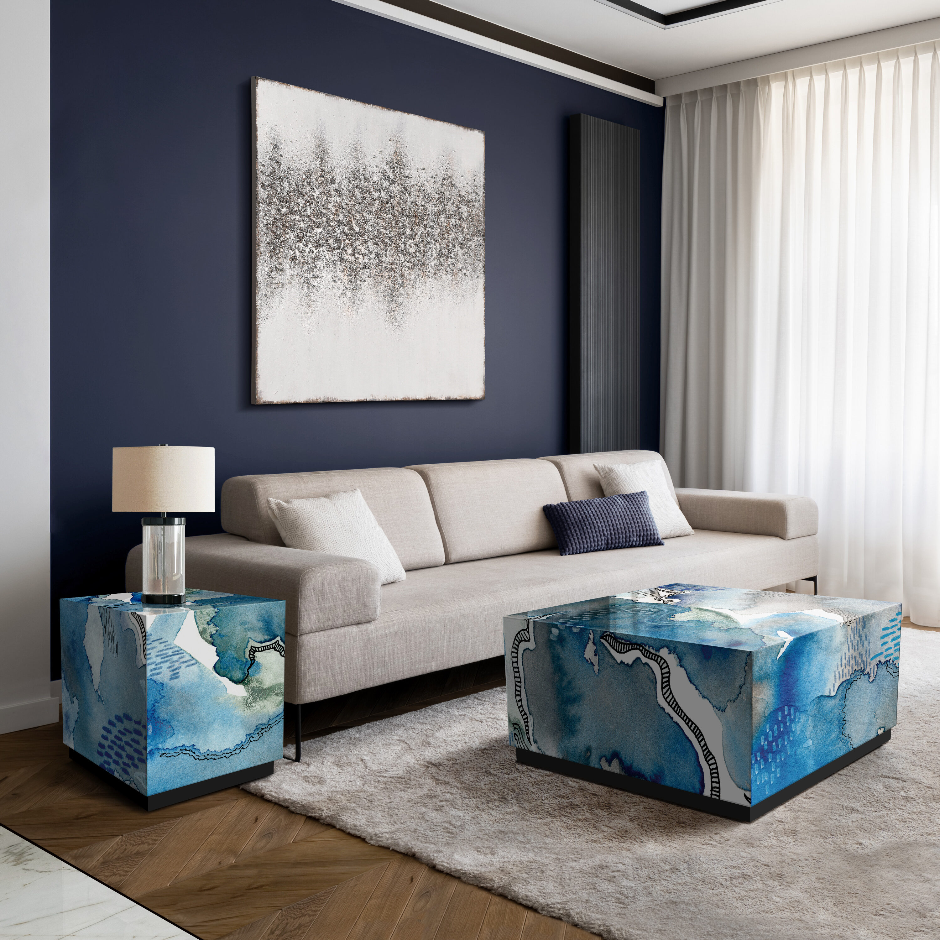 Empire Art Direct GCU-129006-05 Accent-Table-Sets - View #2