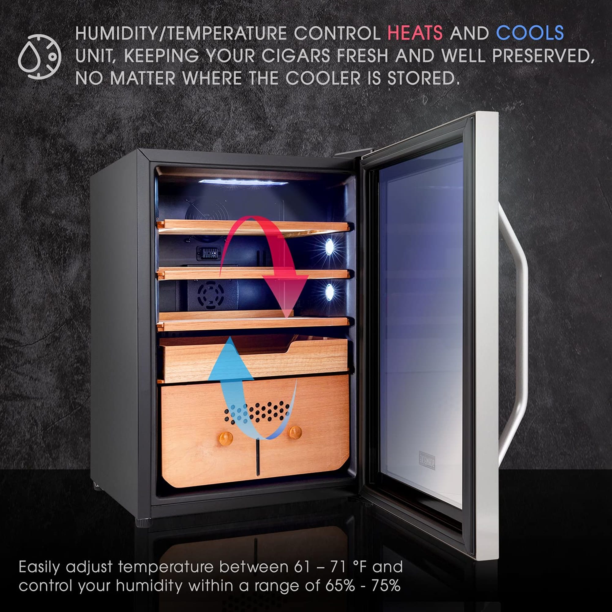 Schmecke SHMCCH3000SS humidors - View #2
