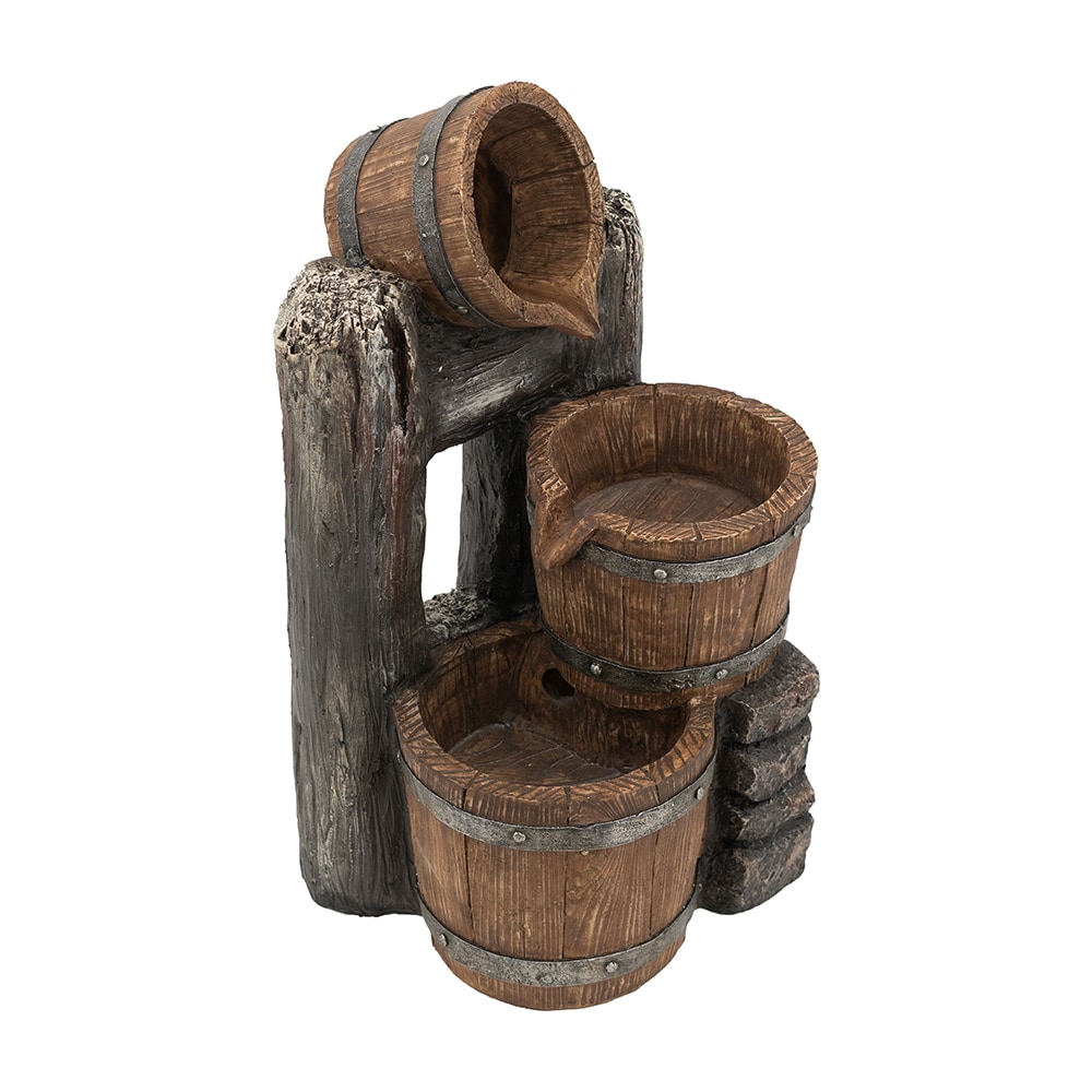 ZAKLOOP WU2078P178869 19.1-in H x 9.4-in W Brown Garden Statue
