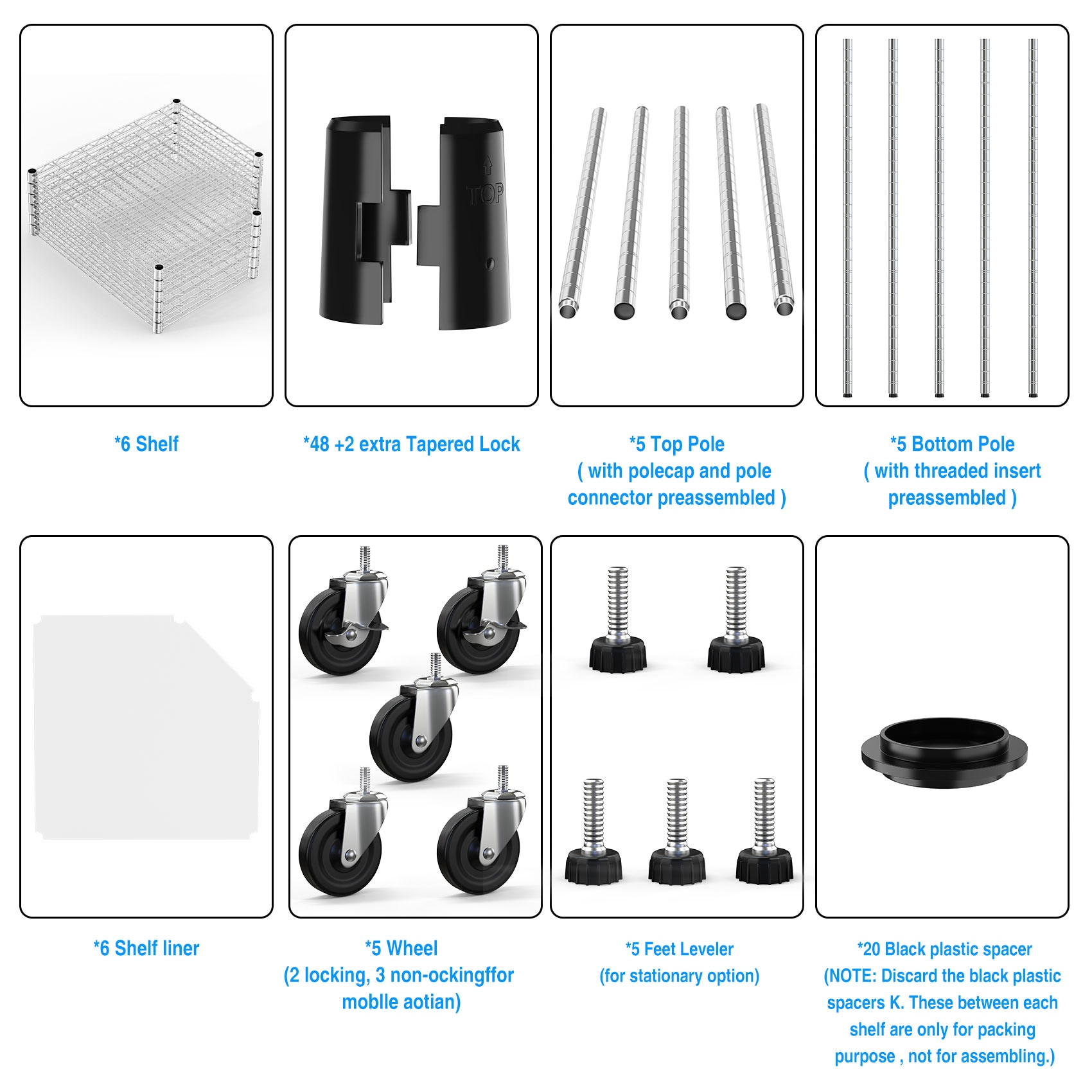 Damerin ZQ-DS-F16 Free-Standing-Shelving - View #4