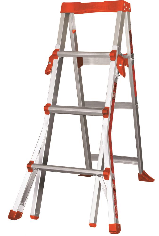 Little Giant Ladders 6-ft Aluminum Type 1A - 300 lbs. Telescoping