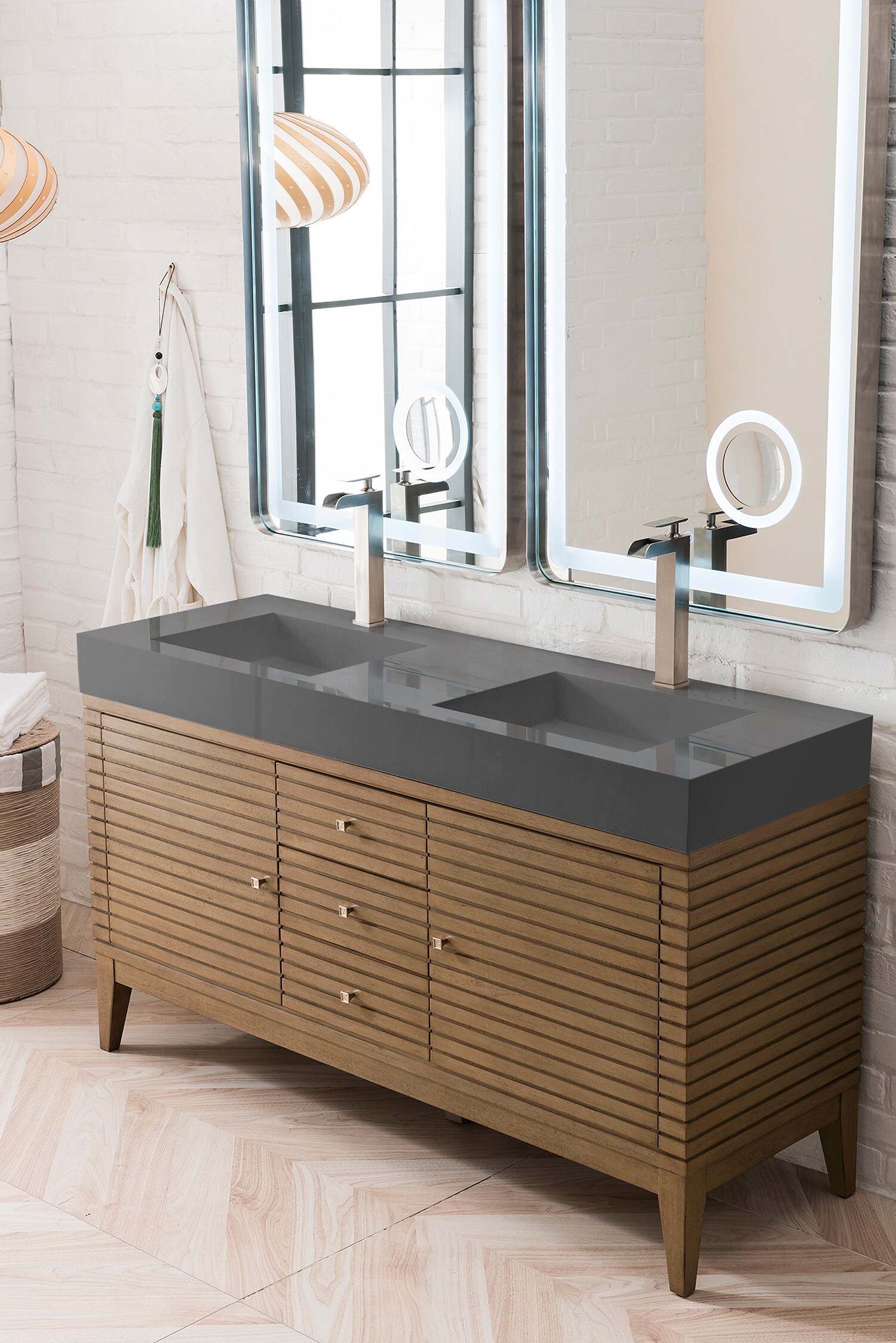 James Martin Vanities 210-V59D-WW-DGG Bath-Vanity-Combo - View #3