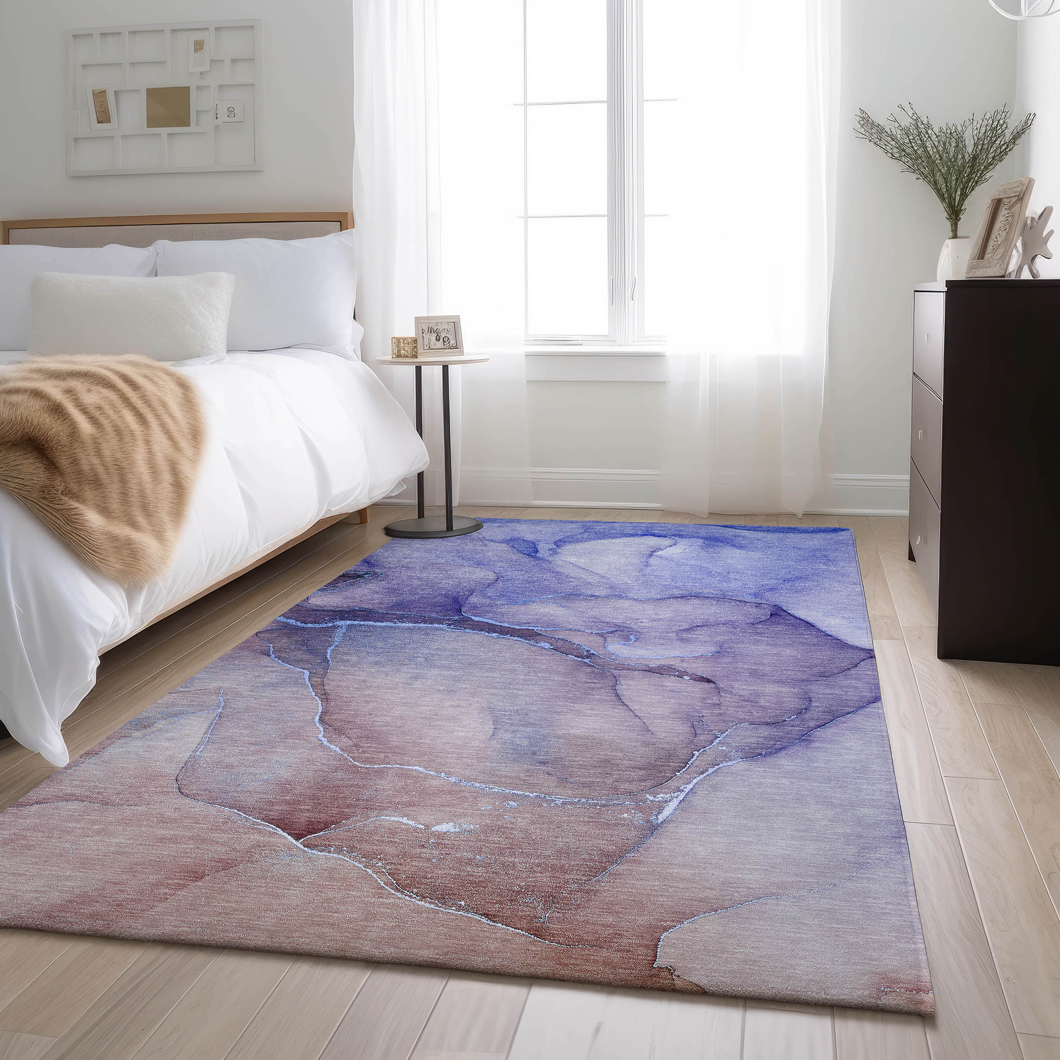Addison Rugs AMF514BR20X30 Mayfield AMF514BR 2 x 3 (ft) Loomed Polyester Brown Rectangular Indoor Abstract Machine washable Area rug