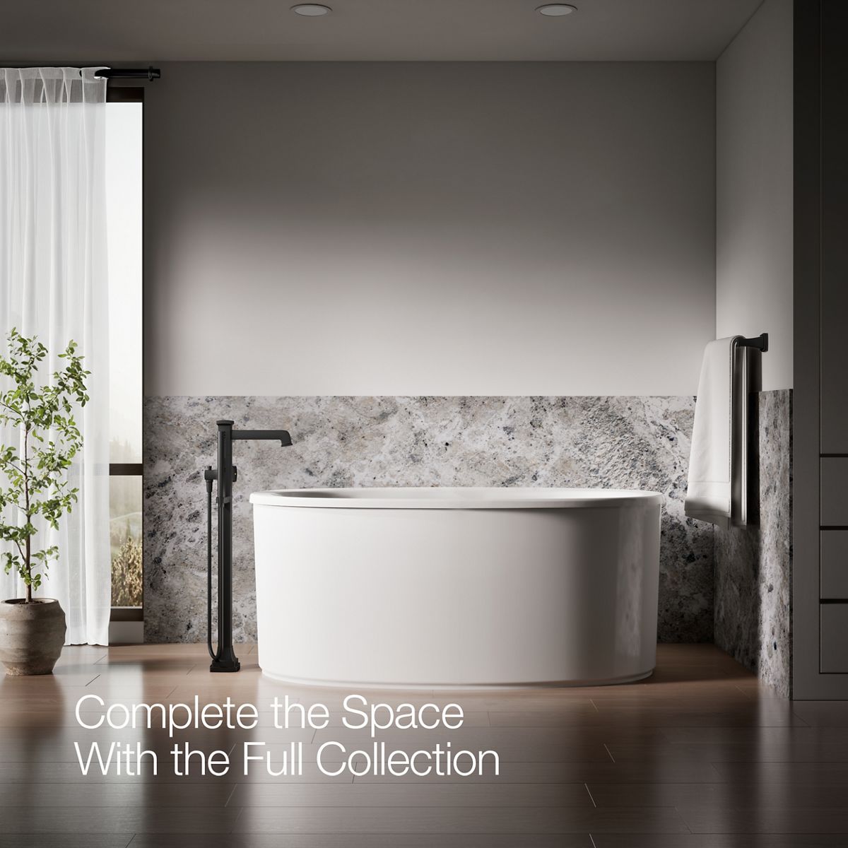 KOHLER T27408-4-BL Roman-Tub-Faucets - View #9