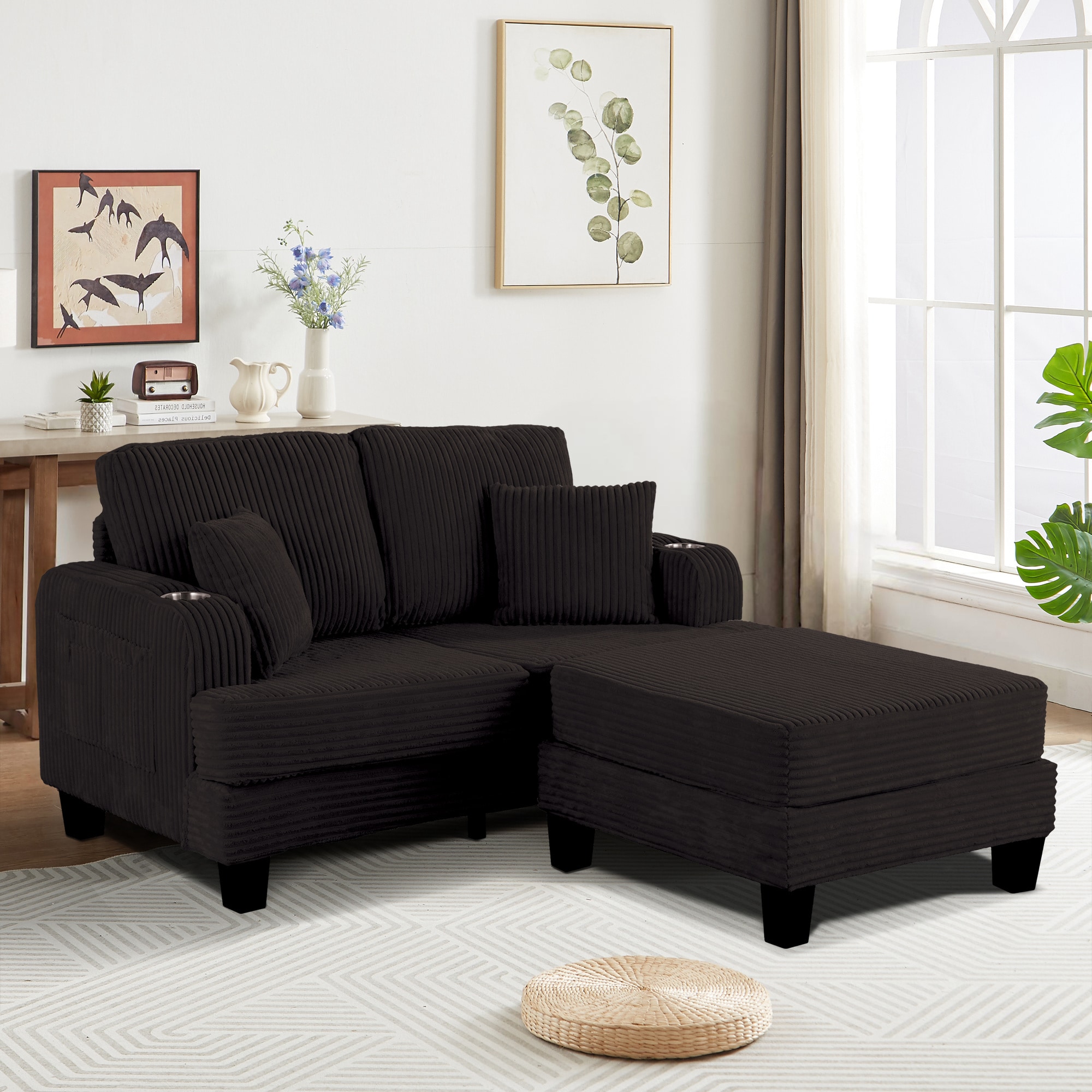 IHOMEadore MDSL6932BK Sofas-Loveseats - View #10