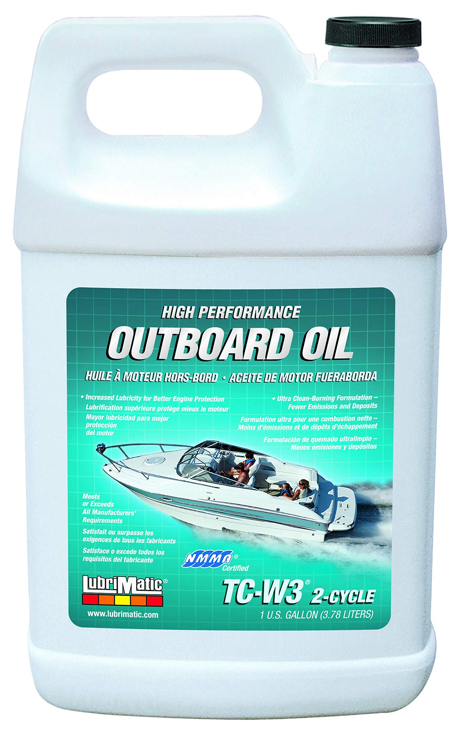 LUBRIMATIC  11592 TC-W3 Outboard Motor Oil 10W-30 1 Gallon