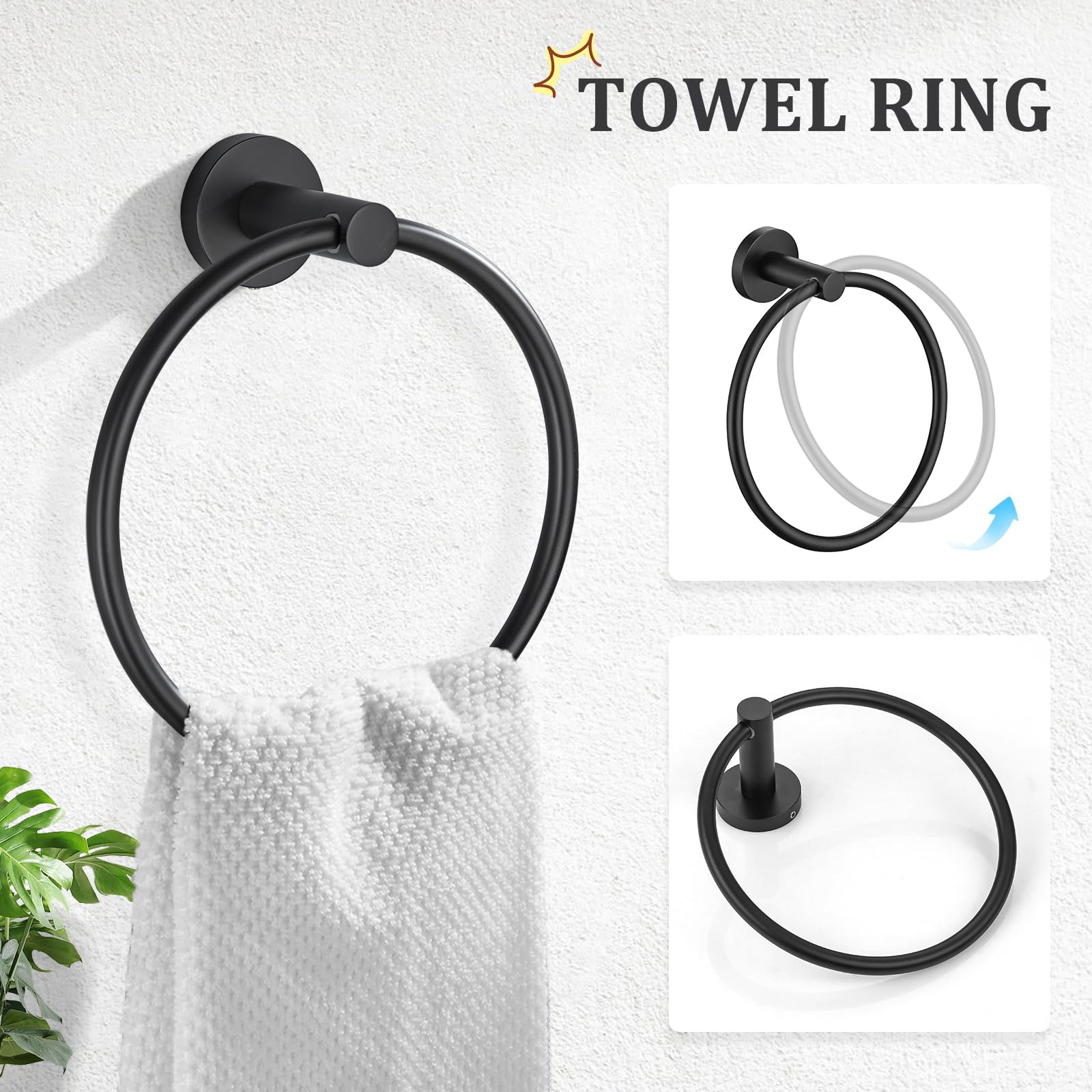 BYH BHS-2004-MB Decorative-Bath-Hardware-Kits - View #9