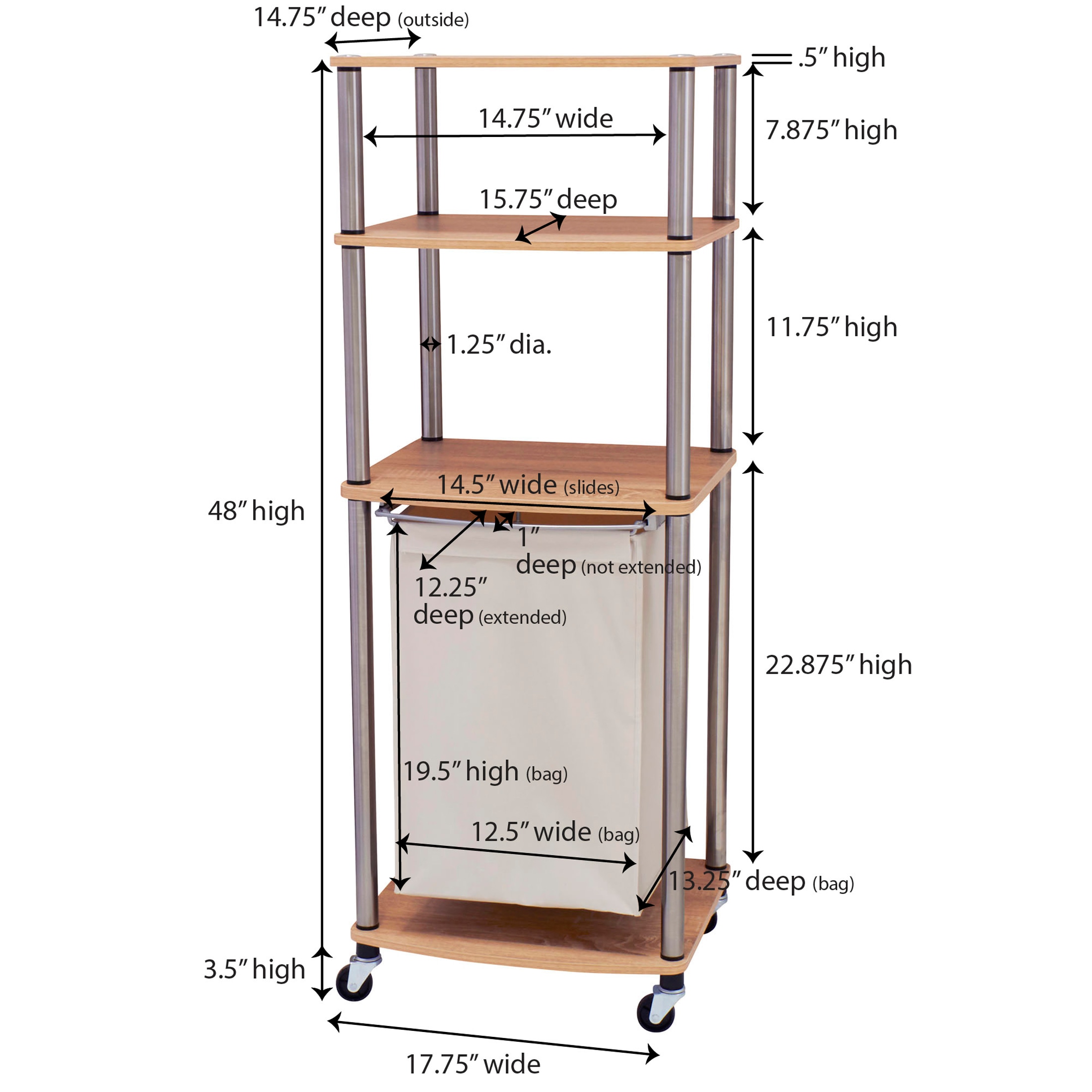 Household Essentials HH7052-1 Hamper-Baskets - View #6