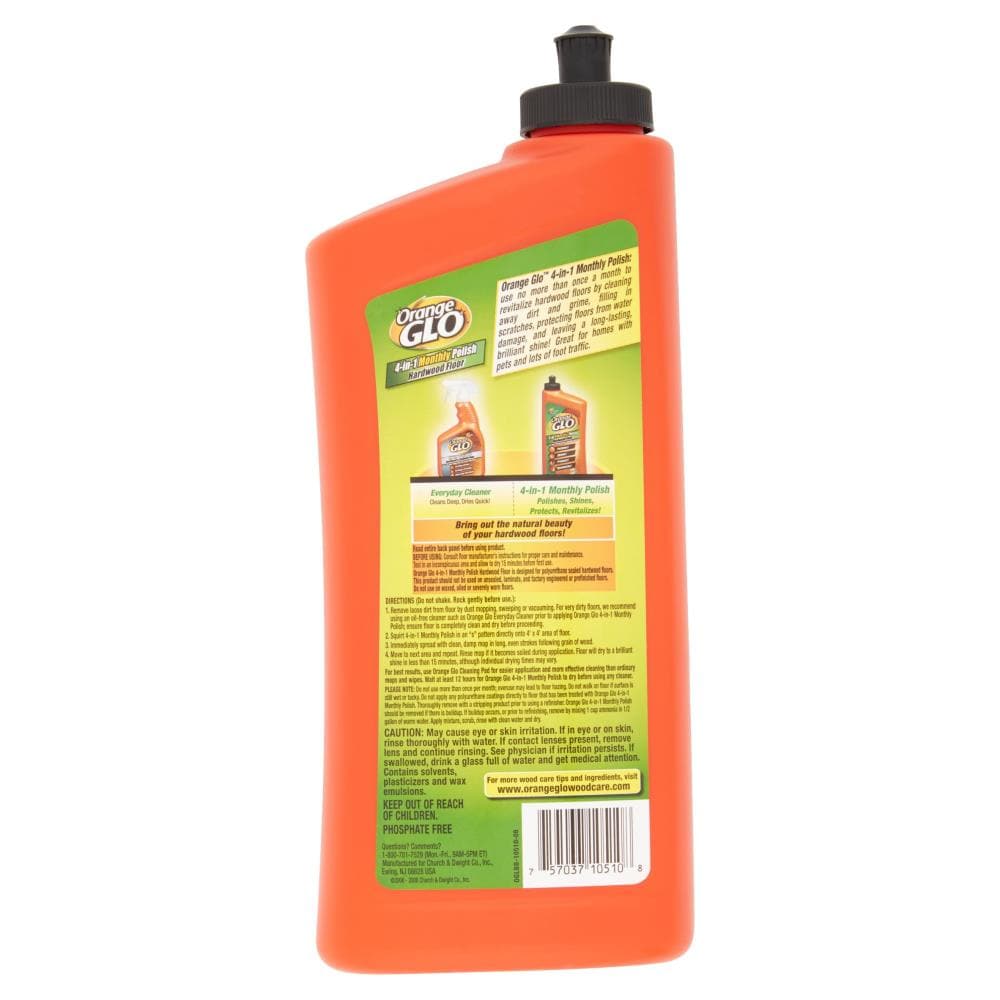 Orange Glo Hardwood 4-in-1 Monthly Polish 24-fl oz High Gloss