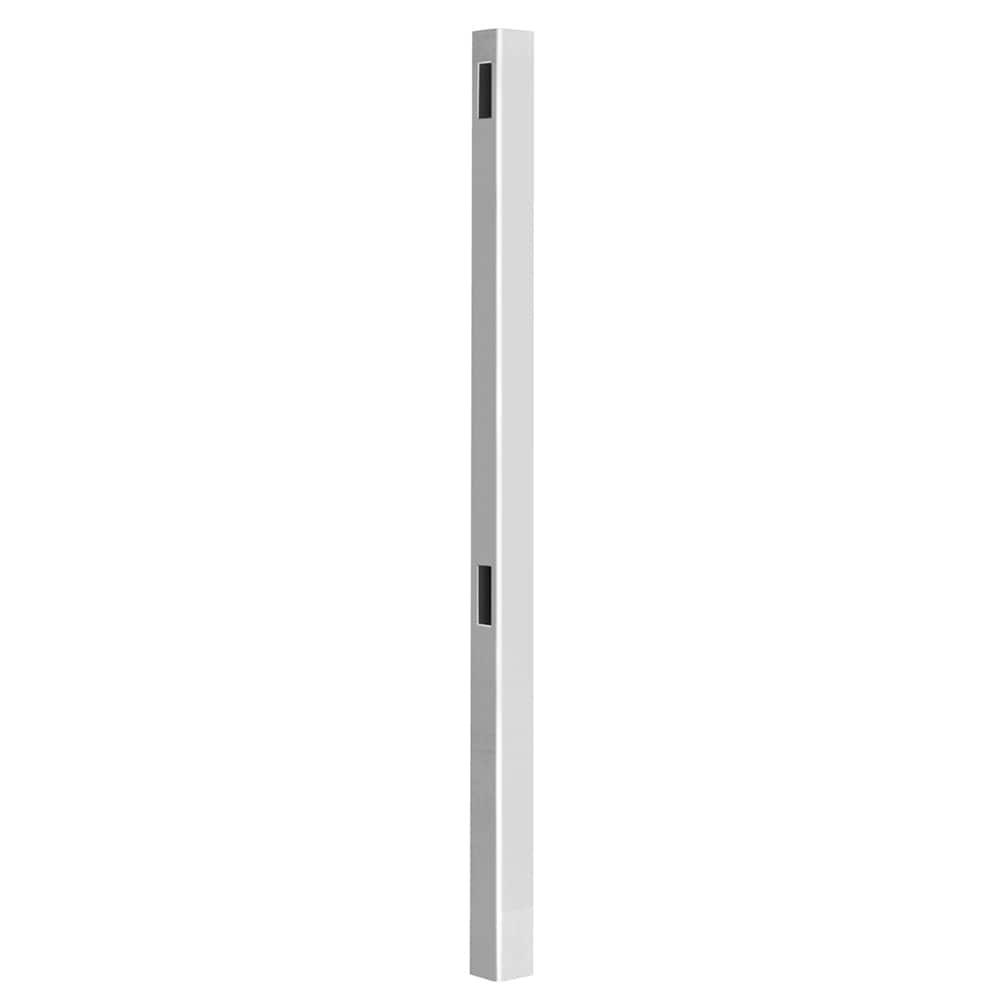 Outdoor Essentials 238593 Hudson 8-ft H x 5-in W White Vinyl End Fence Post (Unassembled)