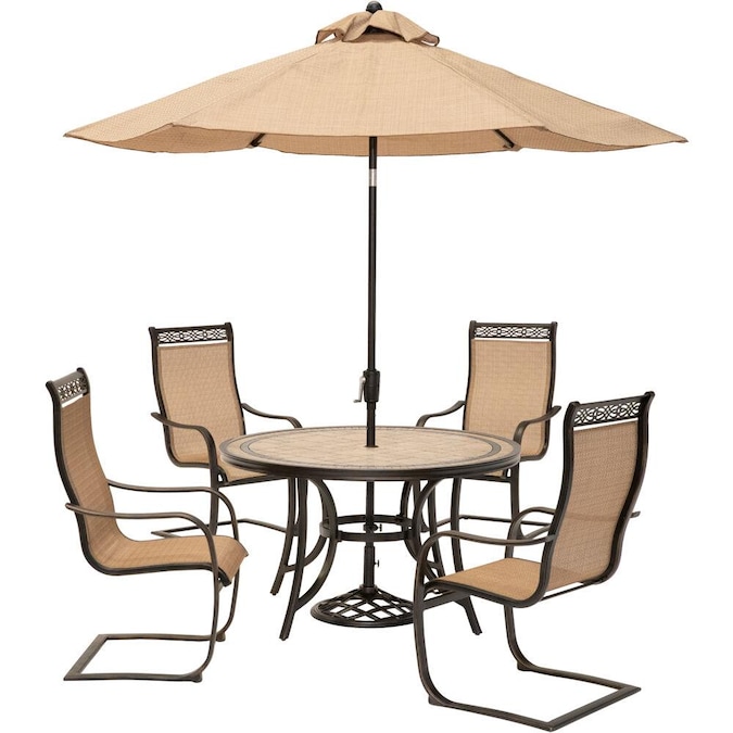 Patio Dining Sets, Patio Table With 6 Chairs And Umbrella