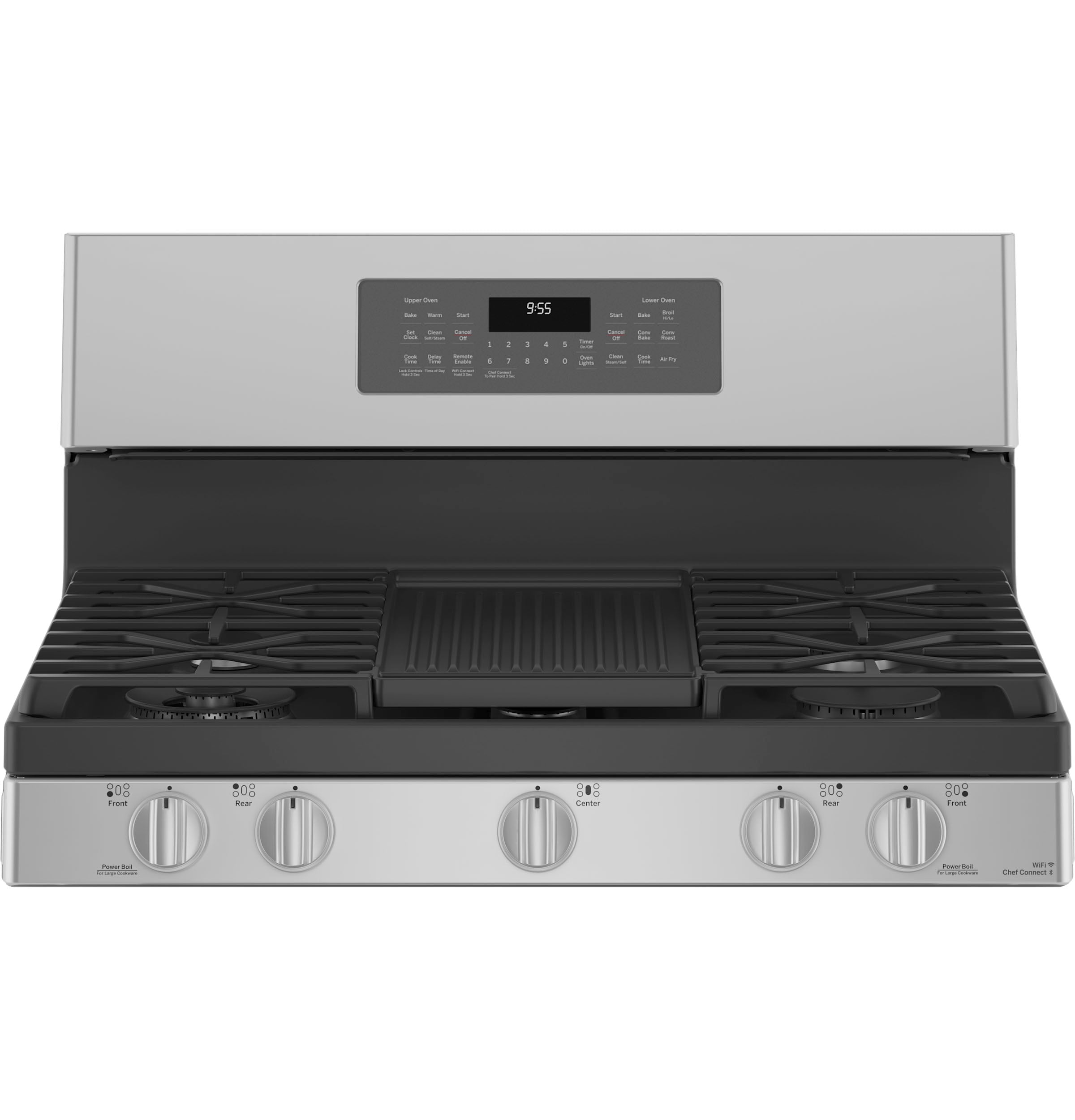 6.9 cu. ft. Smart Gas Double Oven Slide-in Range with InstaView®, ProBake®  Convection, Air Fry, and Air Sous Vide