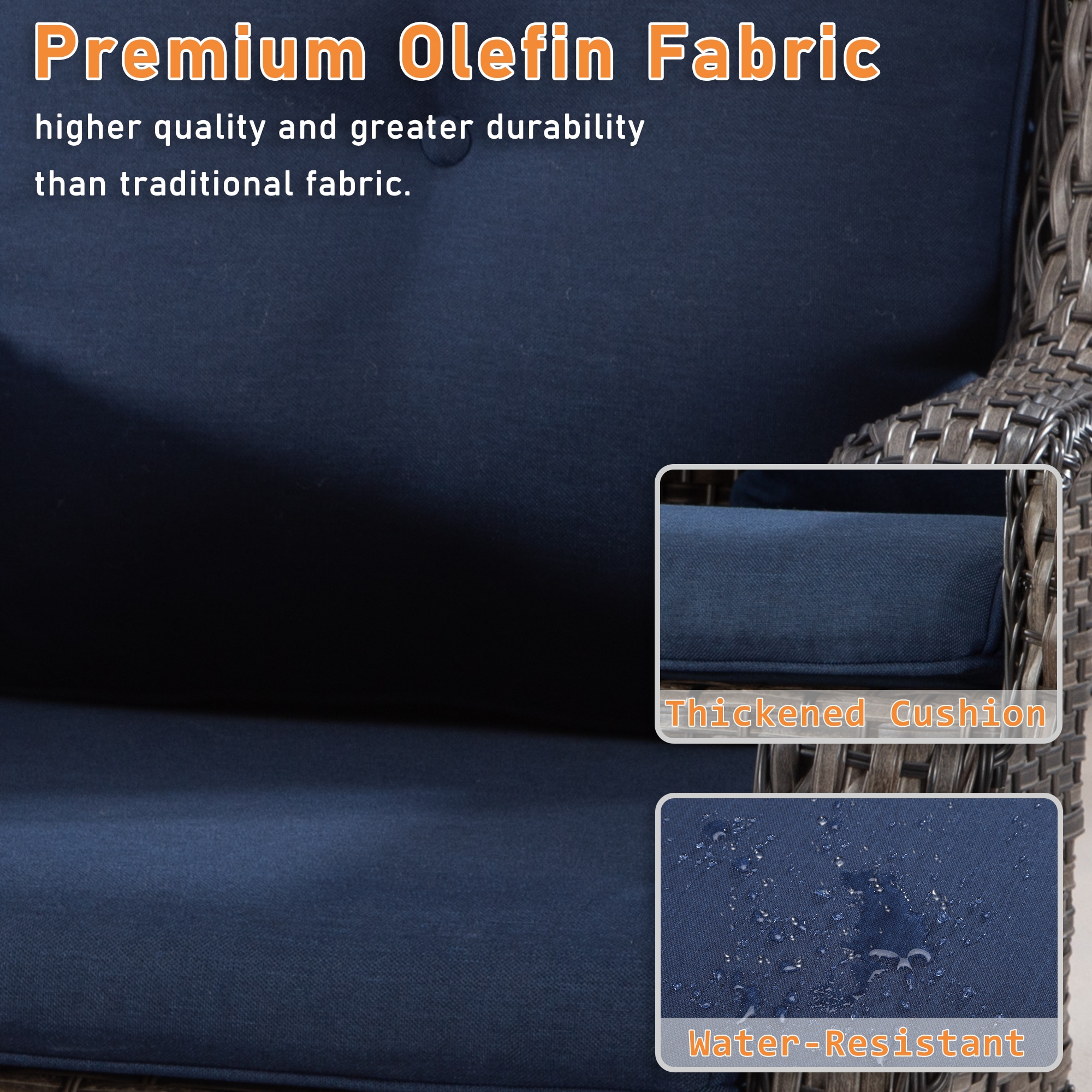 Gardenbee HGL-M31-DPB Patio-Chairs - View #4