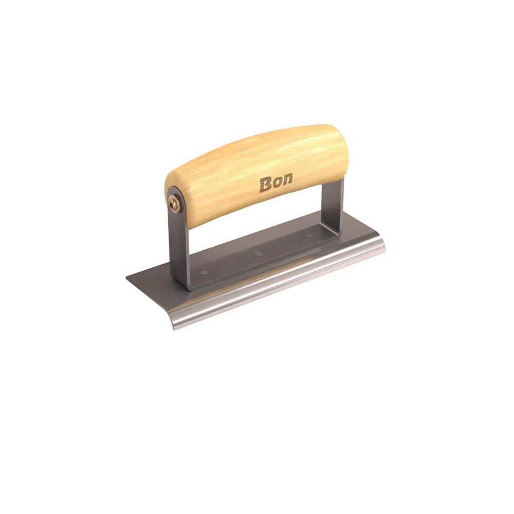 Bon Tool 12-434 6-in x 2-in Stainless Steel Concrete Edger with 0.375-in Radius