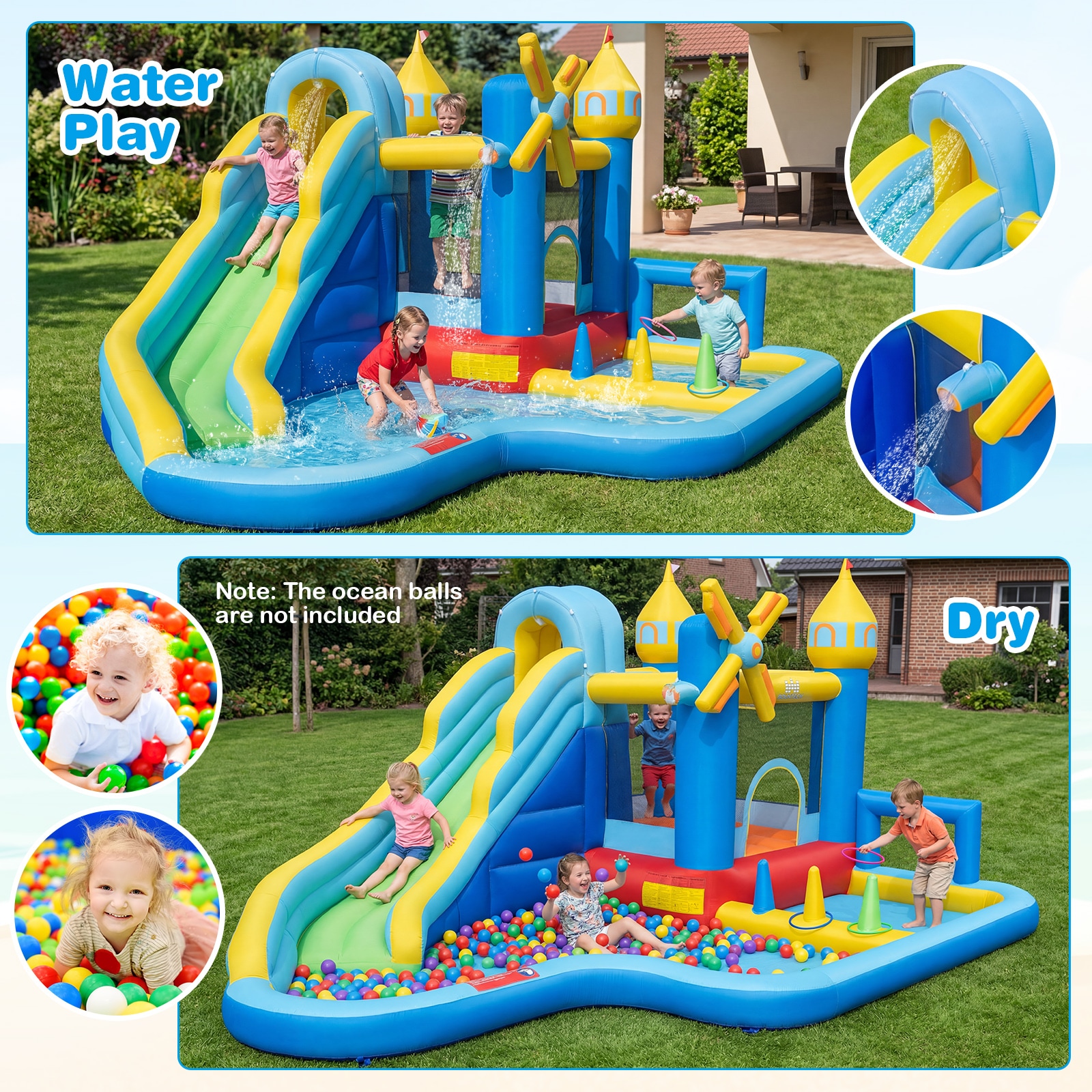 Costway CSHY006985 Bounce-Houses - View #4