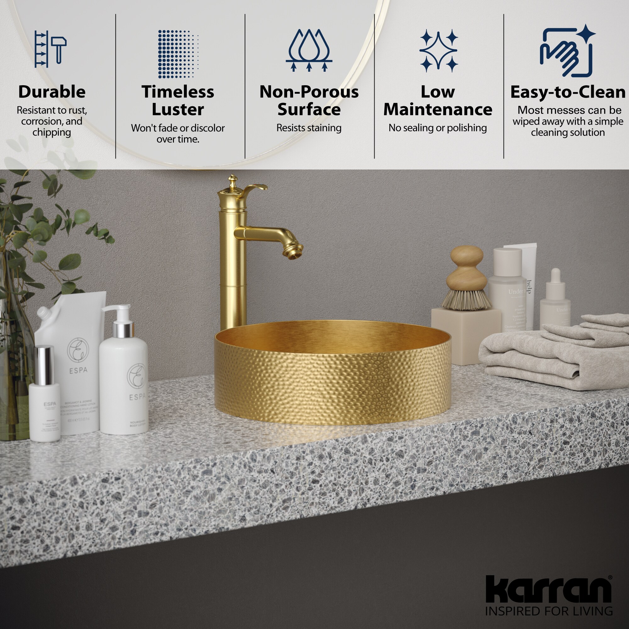 Karran CCV100G Bath-Sink - View #5