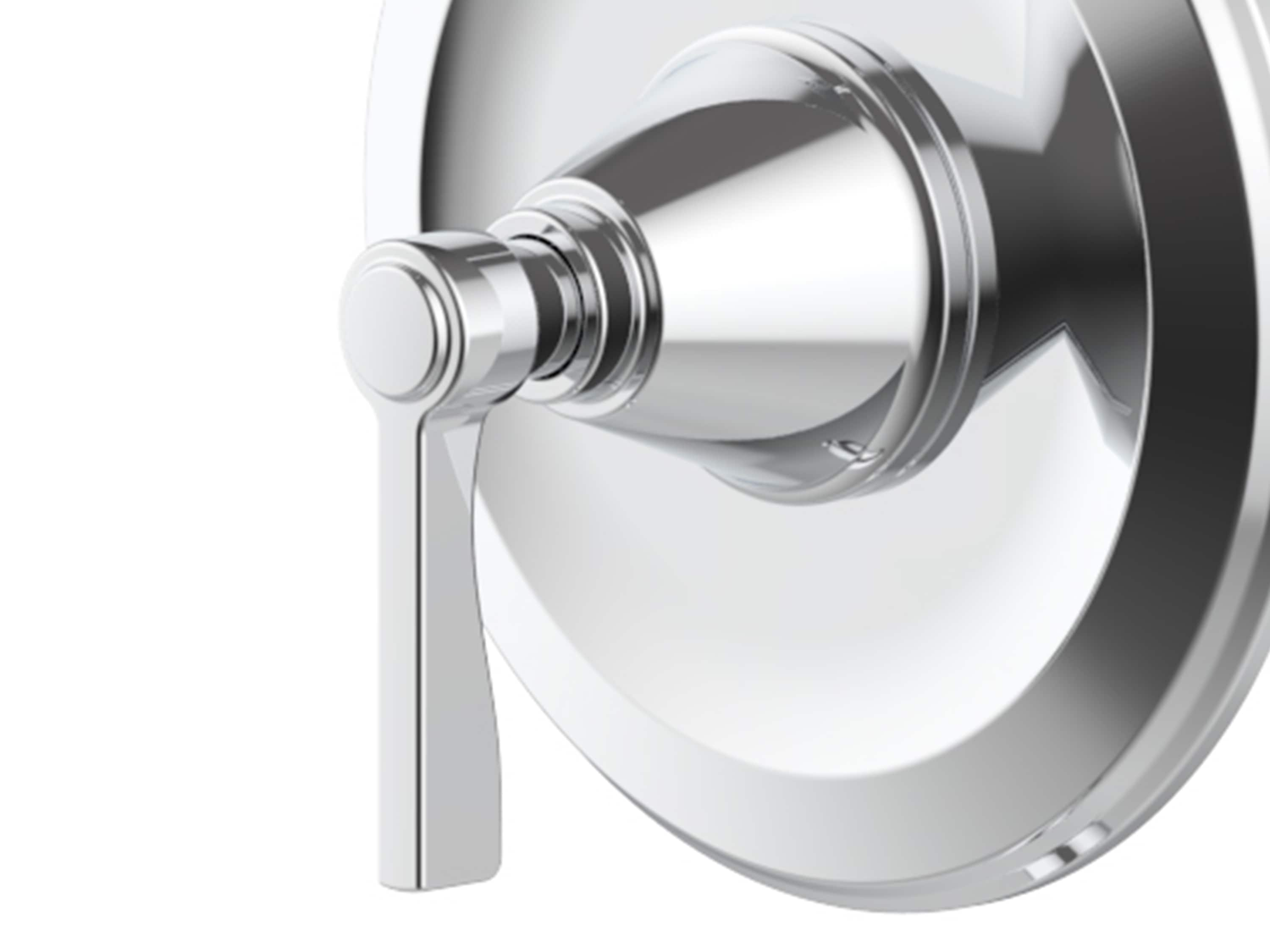 ALLEN popular + ROTH Brushed Nickel Single Function Round Bathtub and Shower Faucet