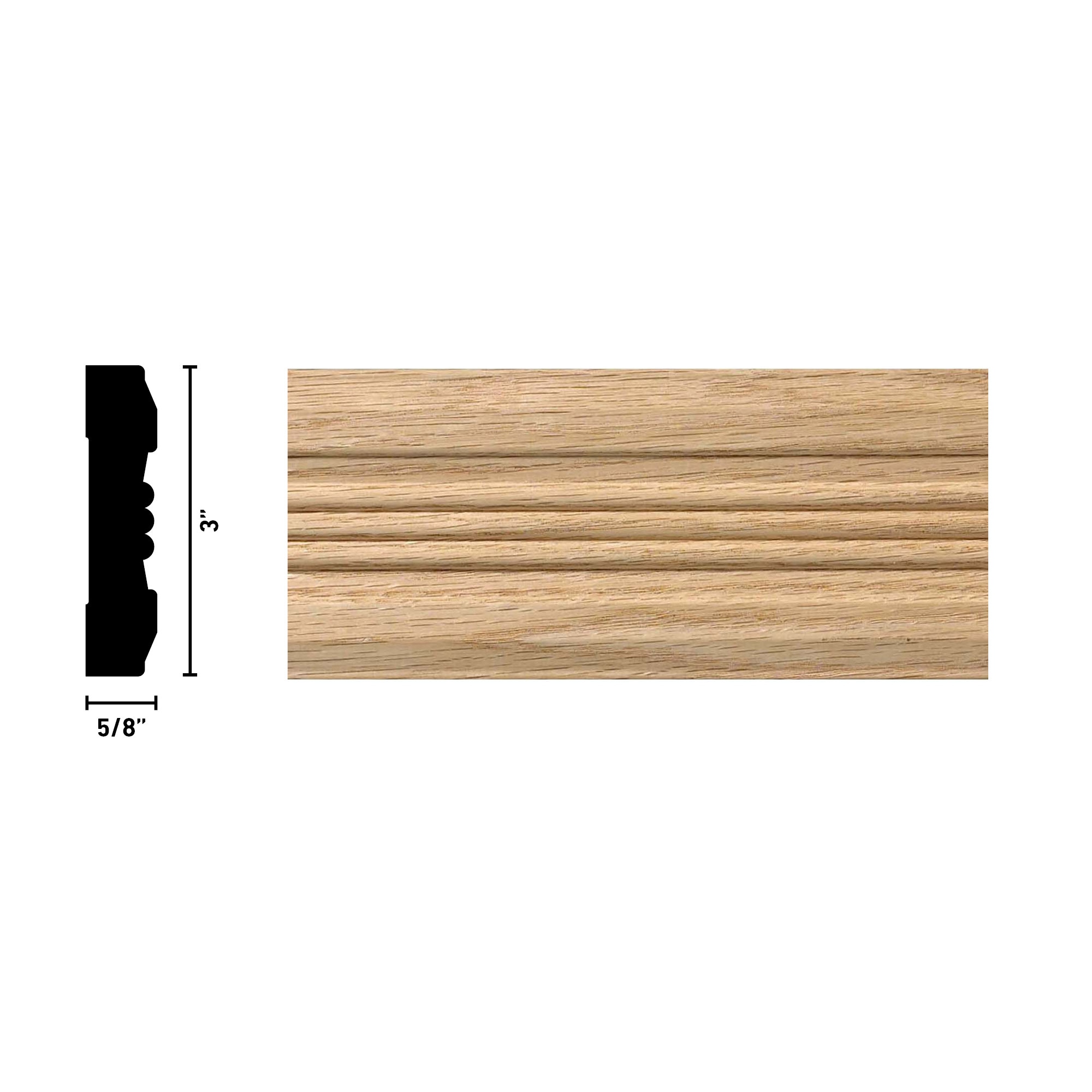 Ornamental Mouldings OML18SET-M32OAK Door-Casing-Kits - View #3
