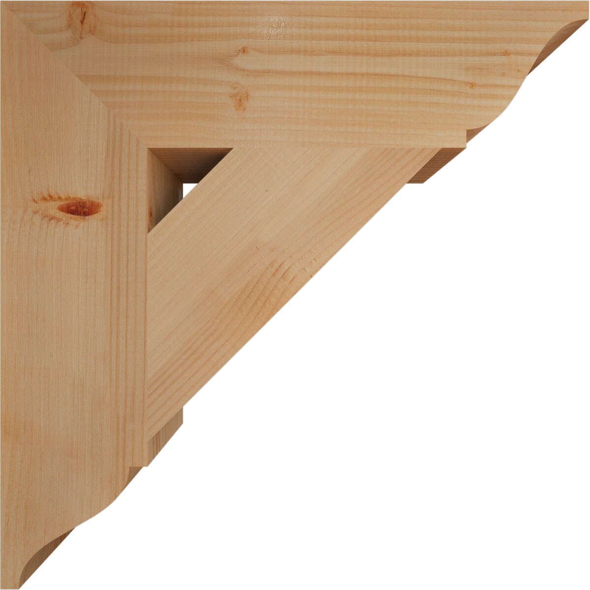 Ekena Millwork BKT06X24X24TRA01SDF Exterior-Brackets-Braces - View #3