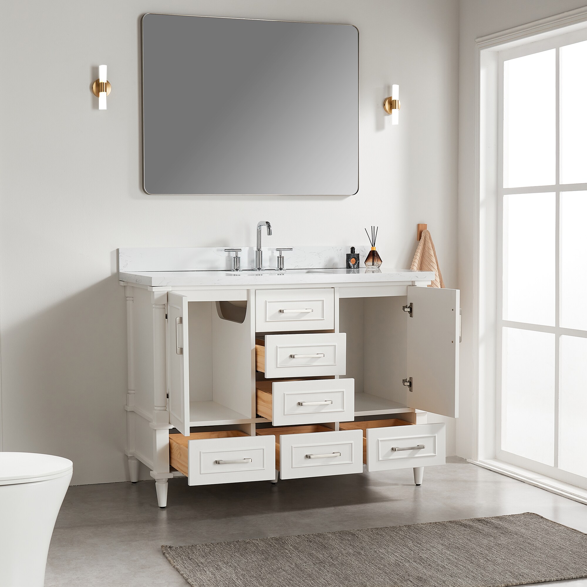 WELLFOR WA-BGF-9648 Bath-Vanity-Combo - View #10