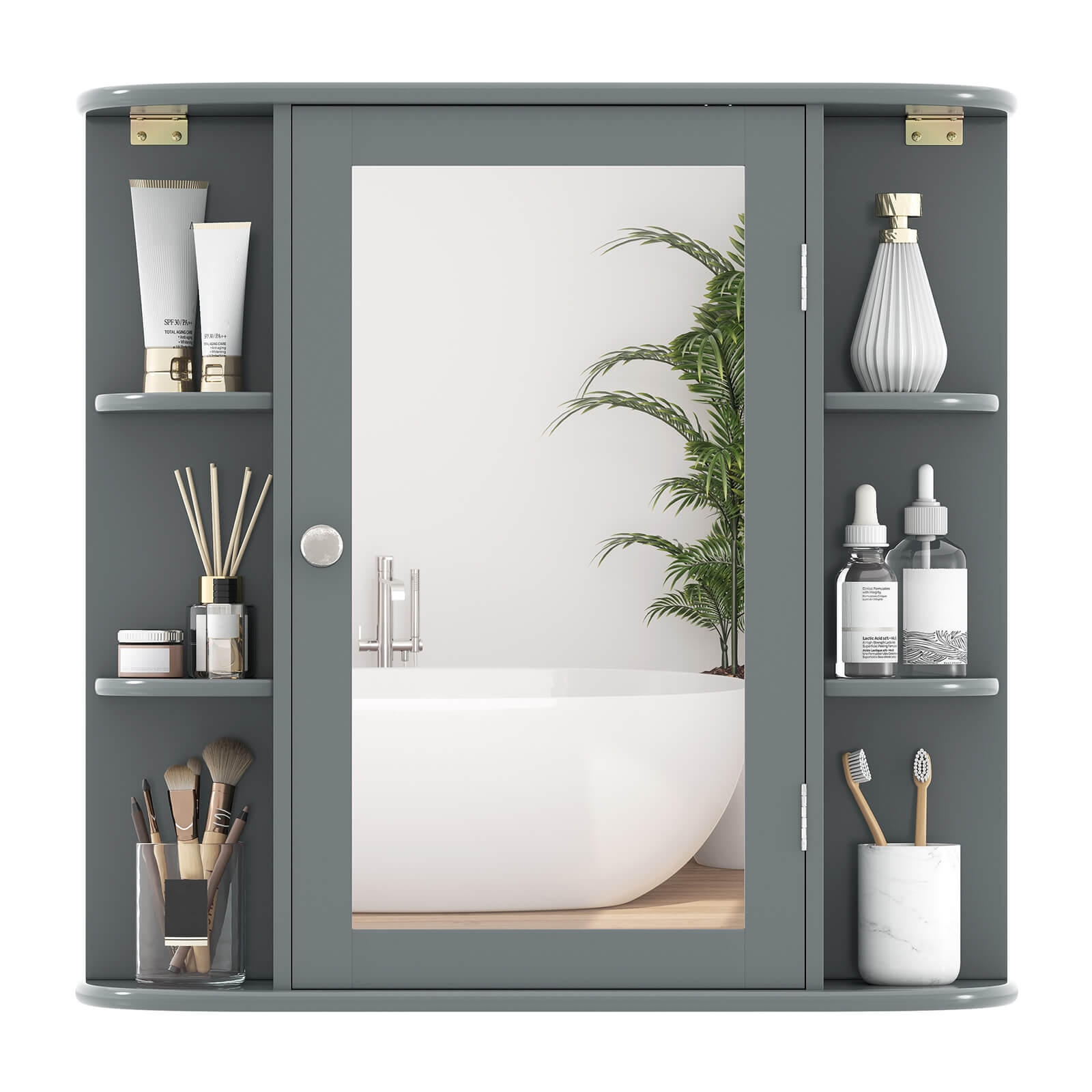 Costway CSHY000141 Bathroom-Medicine-Cabinets - View #10