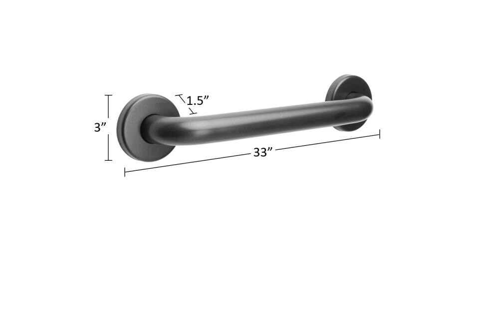 CSI Bathware BAR-SB30-TW-125-MB Grab-Bars - View #3