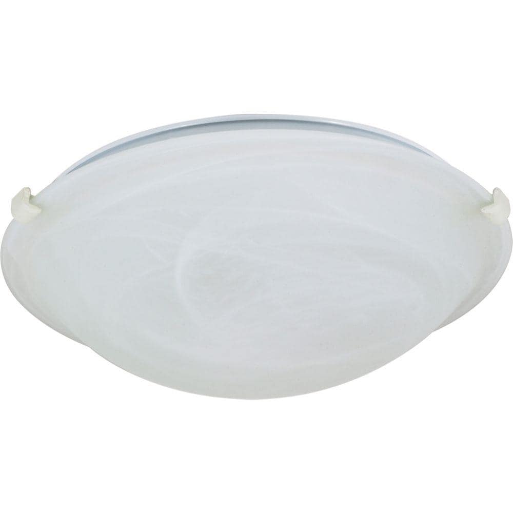  LW-SC528431 1-Light 12.5-in Textured White Flush Mount Light