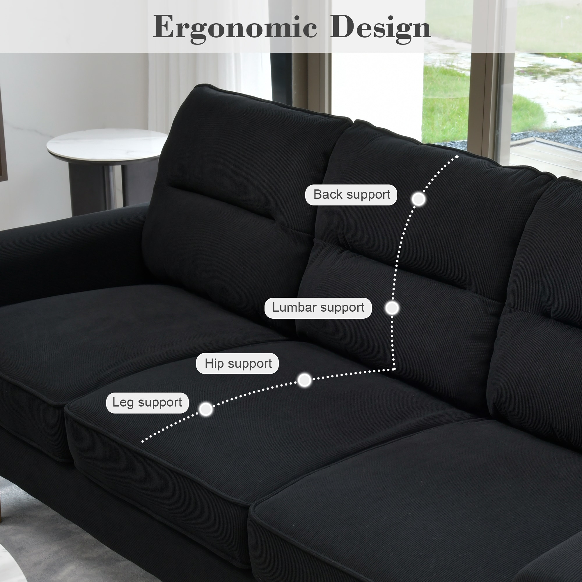 weaxty HMBNYK550 Sofas-Loveseats - View #4
