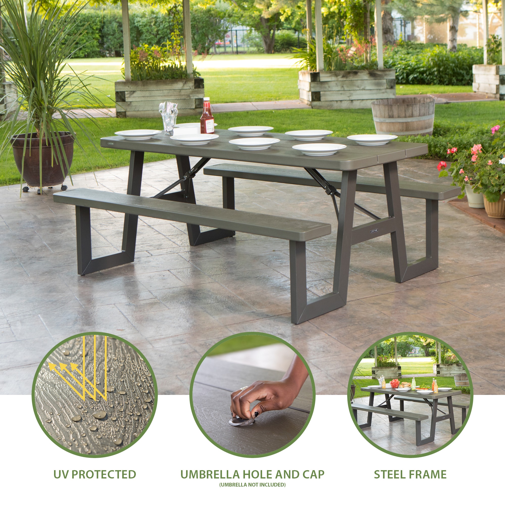 LIFETIME PRODUCTS 60233 Picnic-Tables - View #2