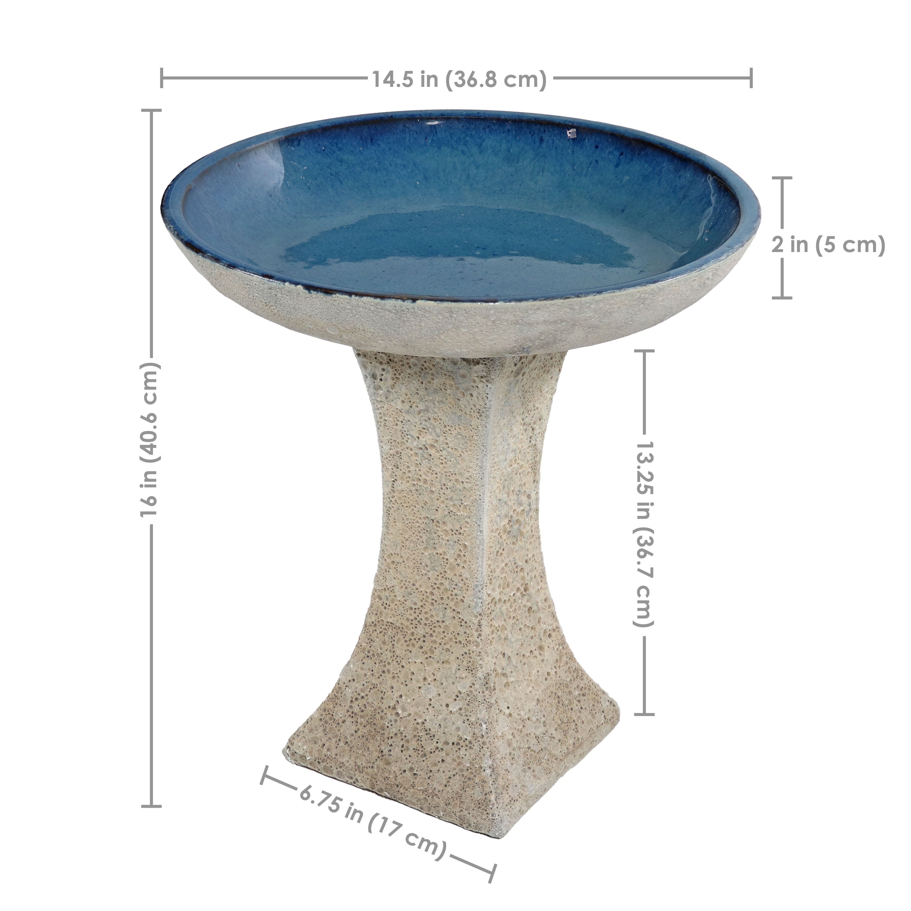 Sunnydaze Decor VBD-622 birdbaths - View #3