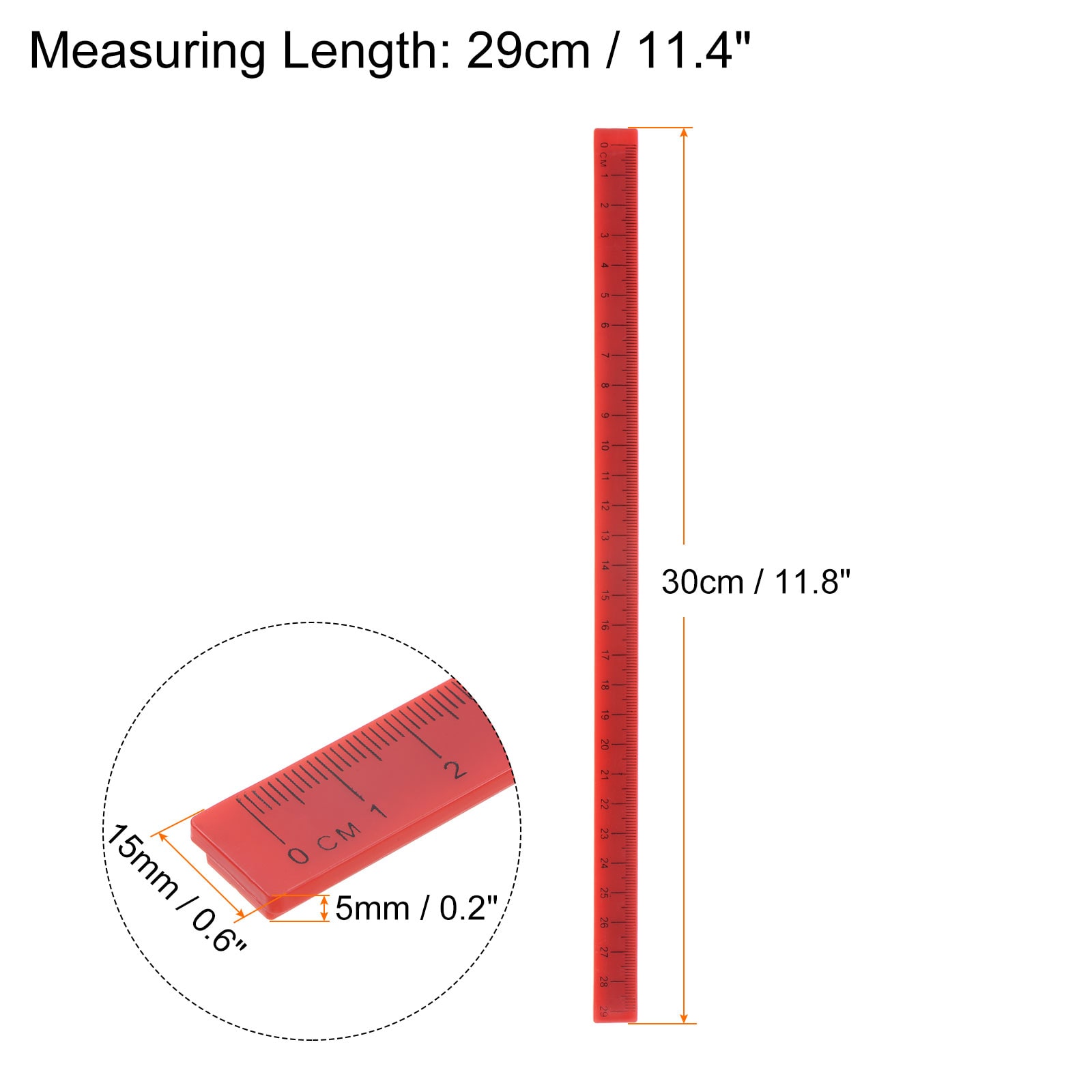 Harfington S26051300UX3567 Yardsticks-Rulers - View #2