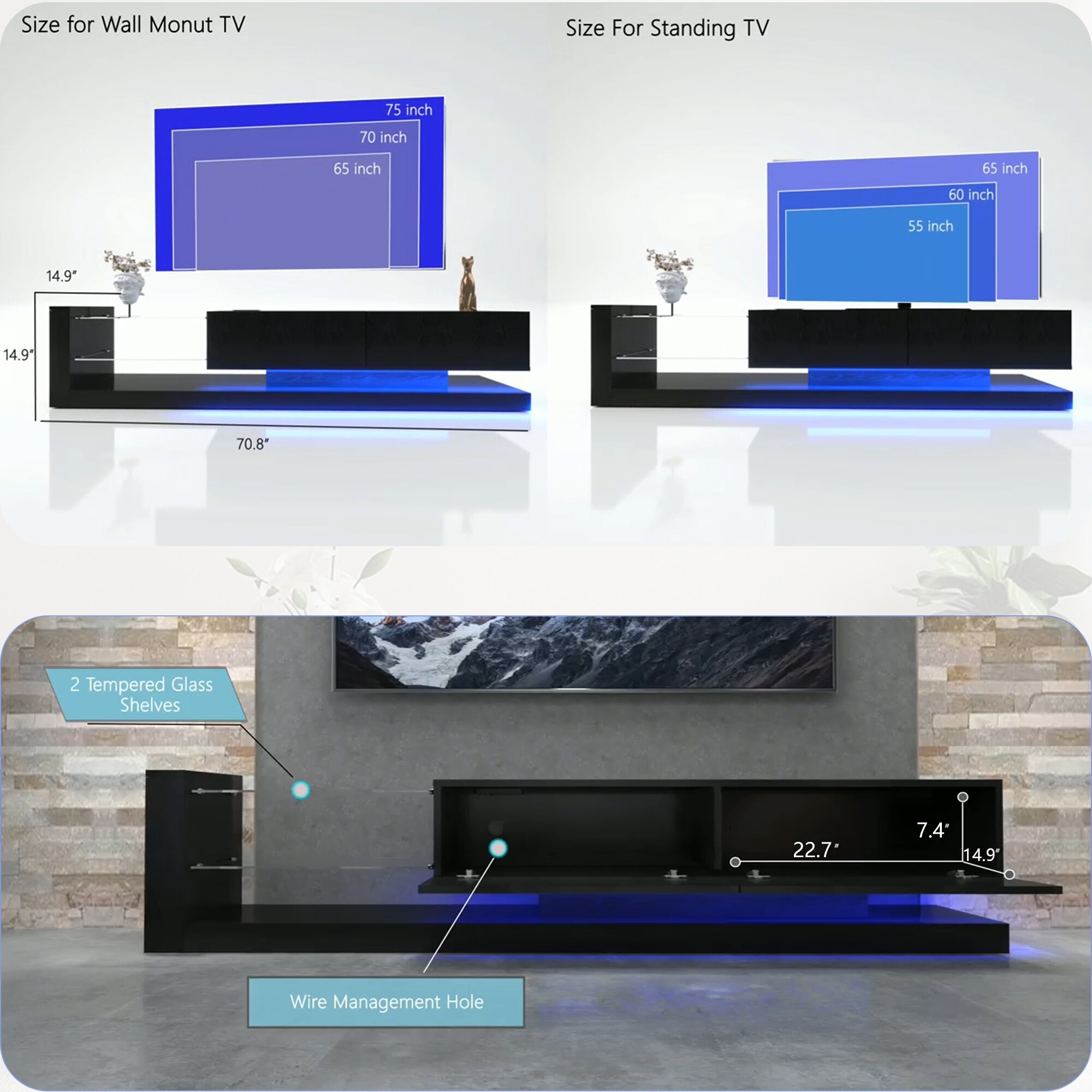 Fun Orange FUNS1TS24 Tv-Stands - View #5