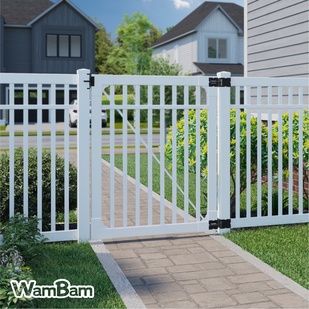 WamBam Fence BL19108 Vinyl-Fence-Panels - View #2