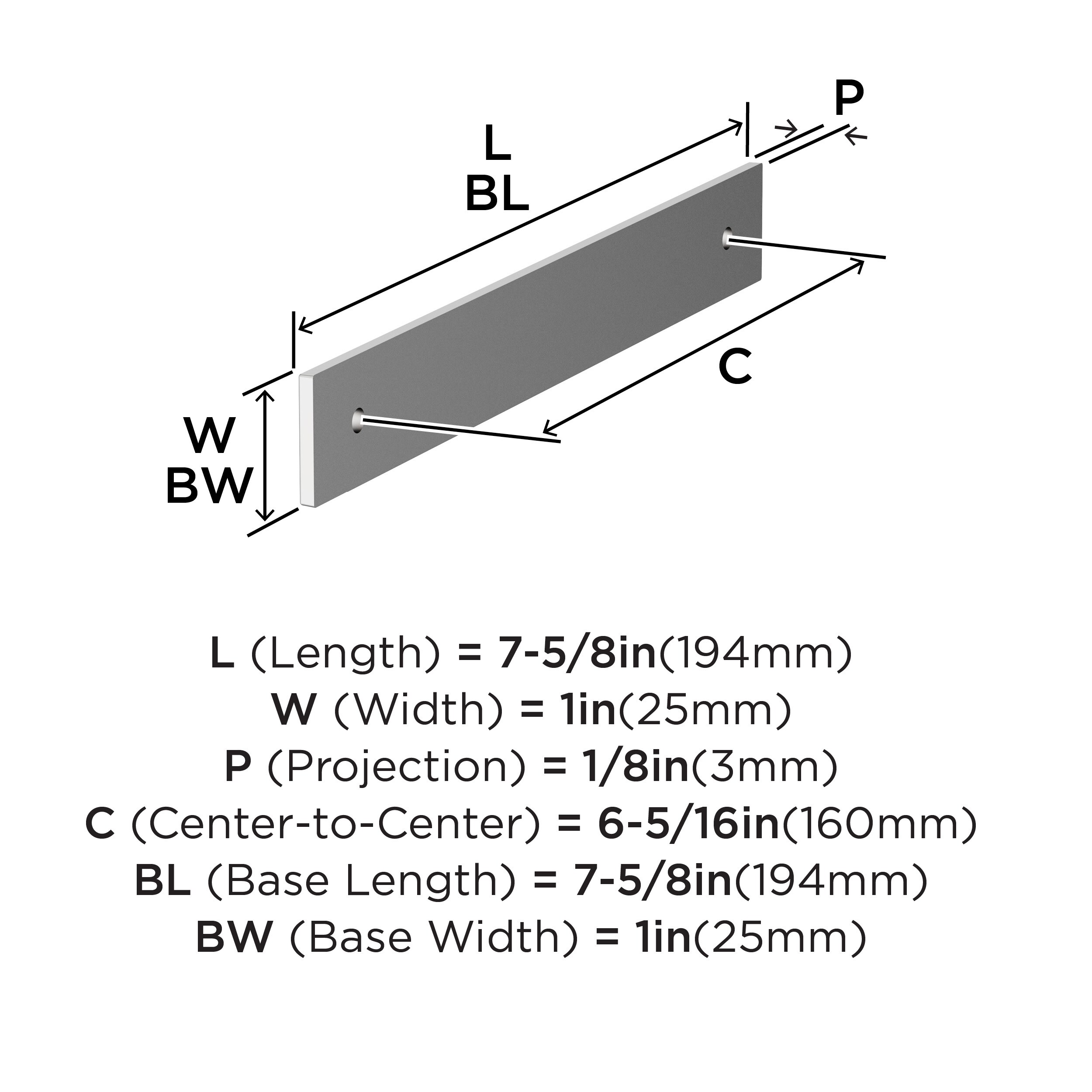 Amerock BP3776426 Drawer-Hardware - View #4