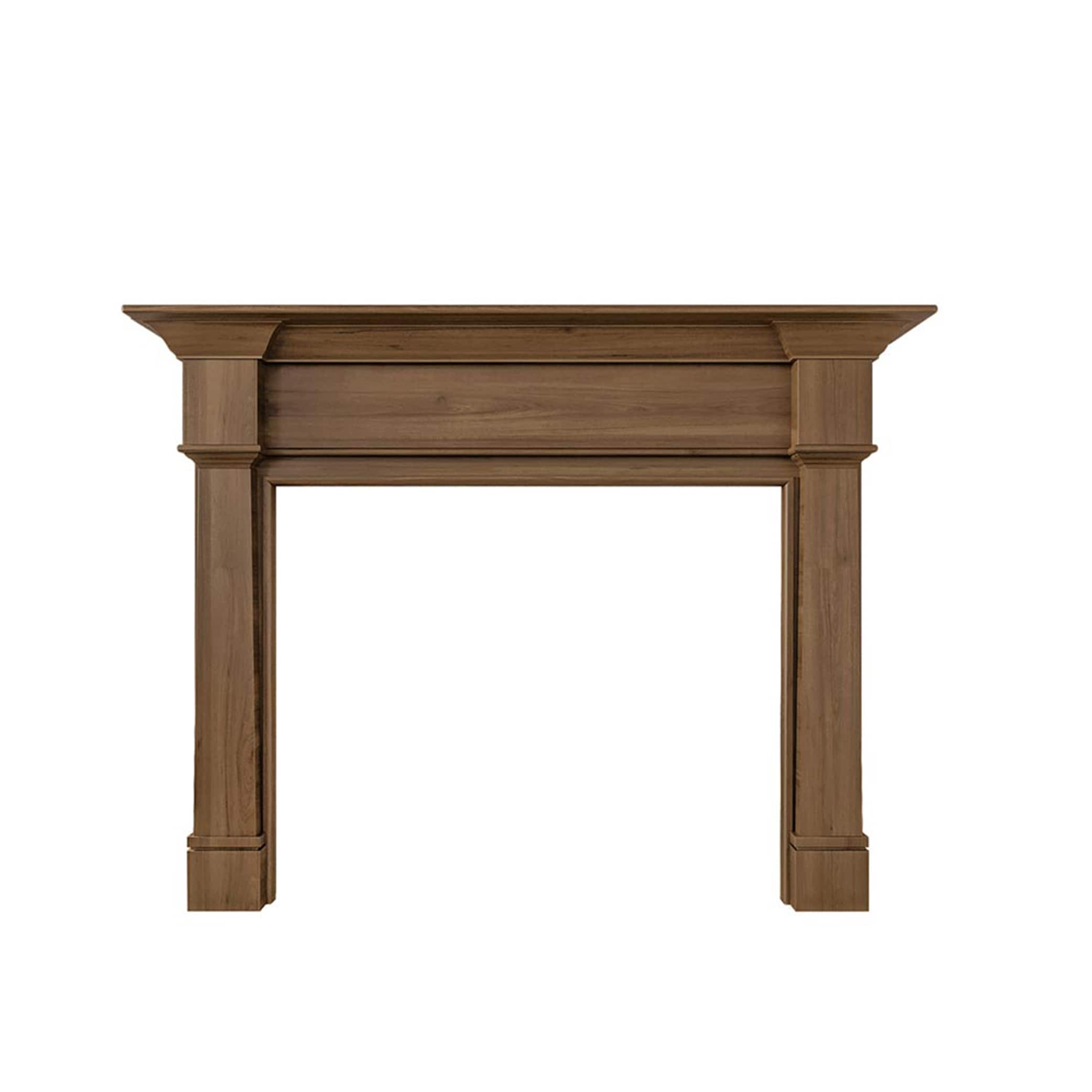 Modern Ember 72-in W X 58-in H Provincial Stain Poplar Traditional ...