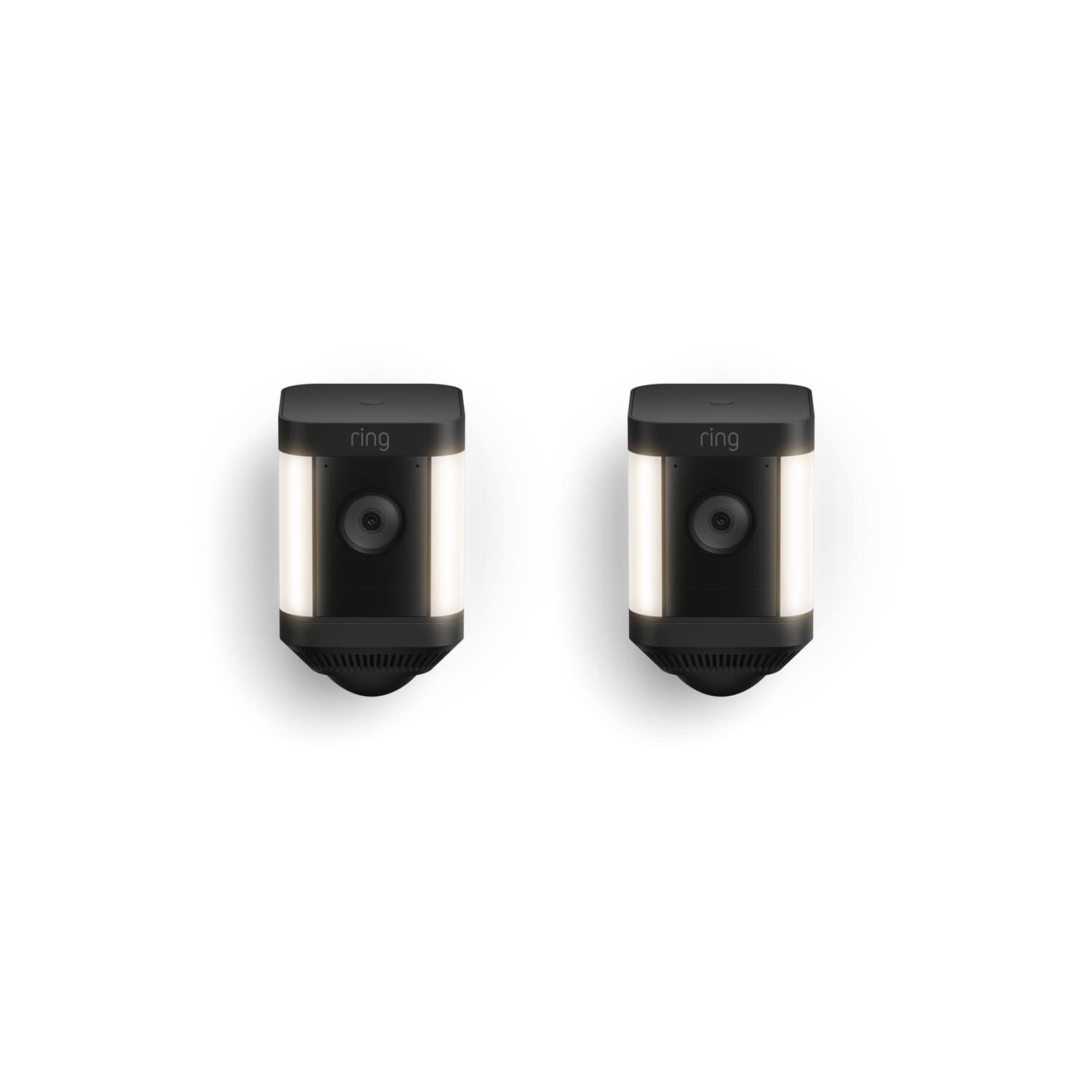 Ring Spotlight Cam Plus Black Battery-Powered Security Camera - B09K1HHZTM